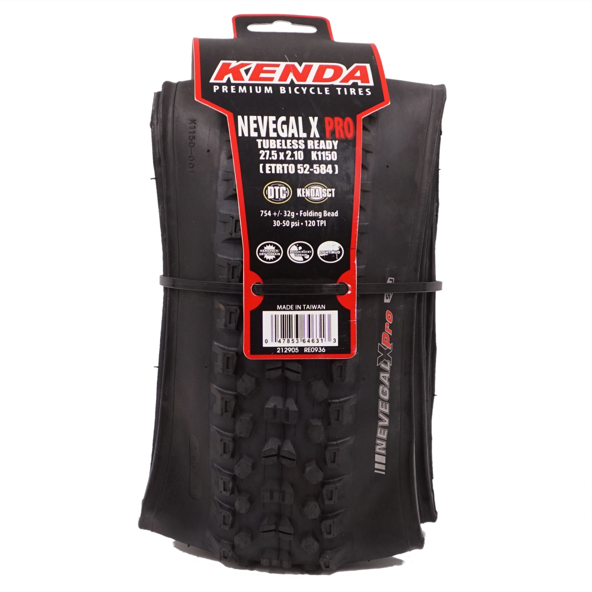 Kenda K1150 Nevegal X Pro 27.5 inch DTC SCT Tubeless Tire The Bikesmiths