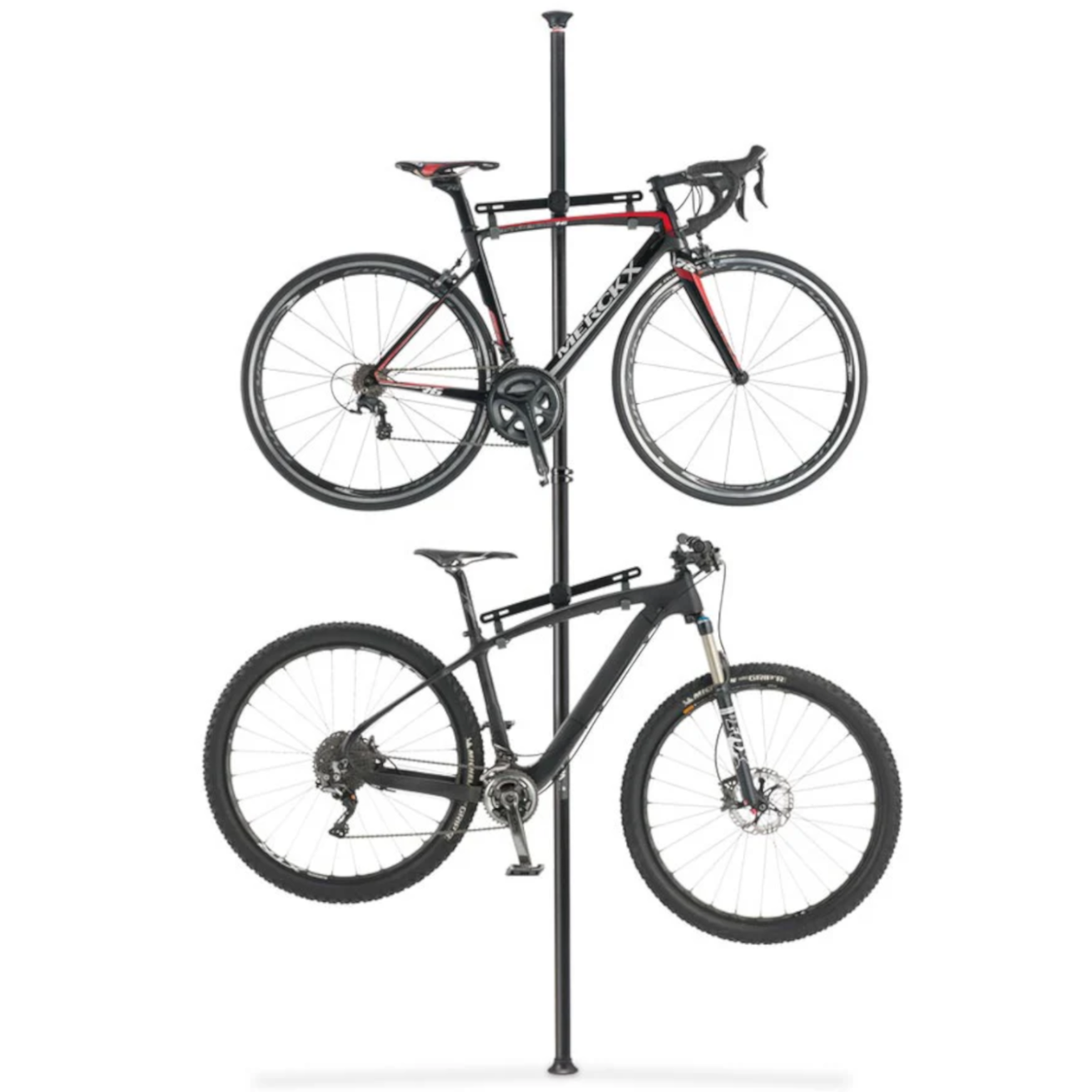 Bike stand fashion floor to ceiling