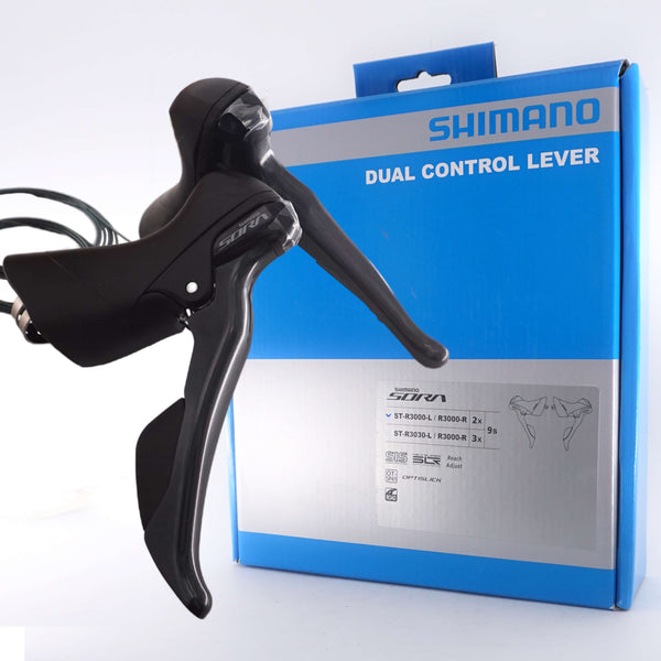 Shimano Sora STR3000 2x9-speed Road Bike Shifter â The Bikesmiths