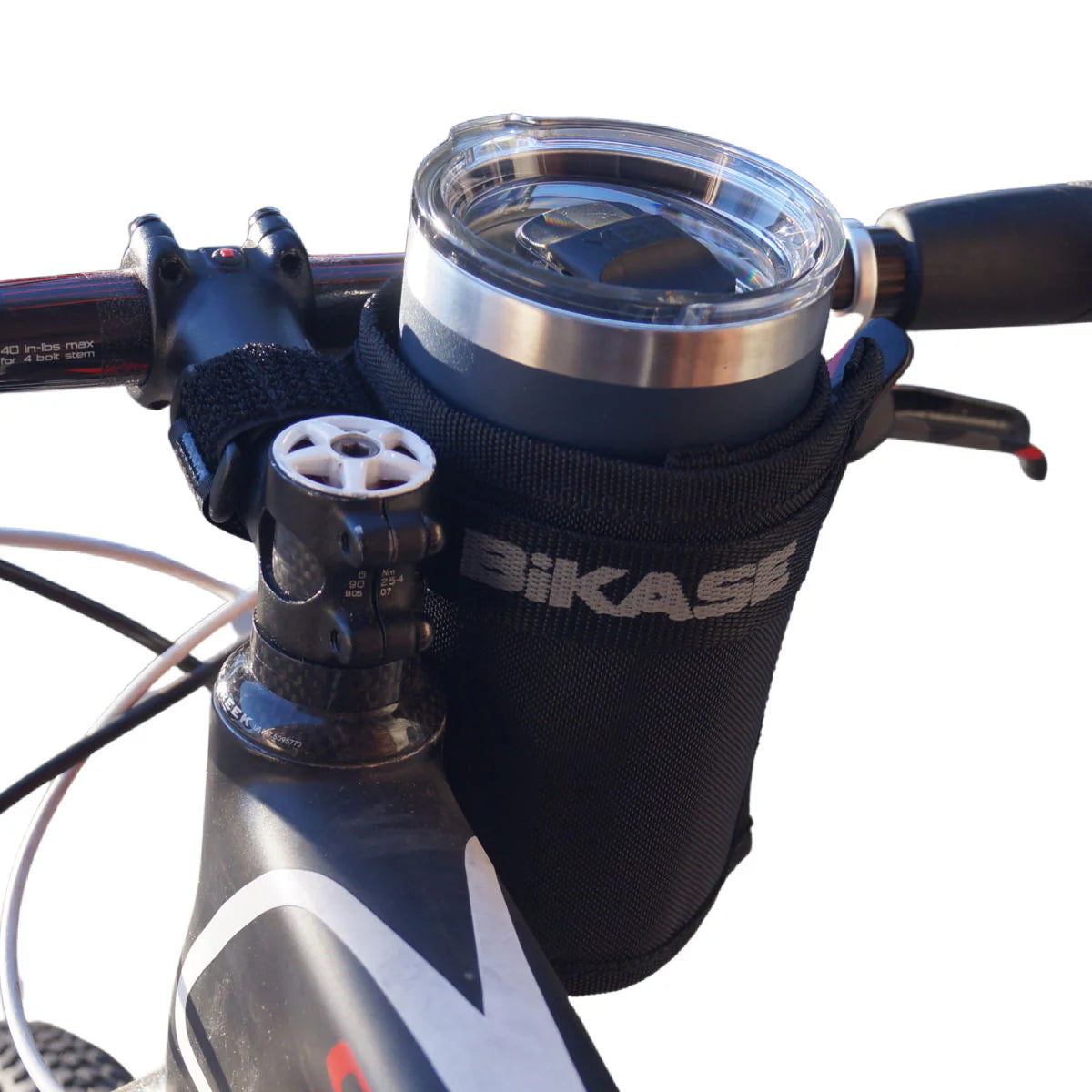 BiKase Beverage Wrap Insulated Black Clip-On Bottle Cage - The Bikesmiths