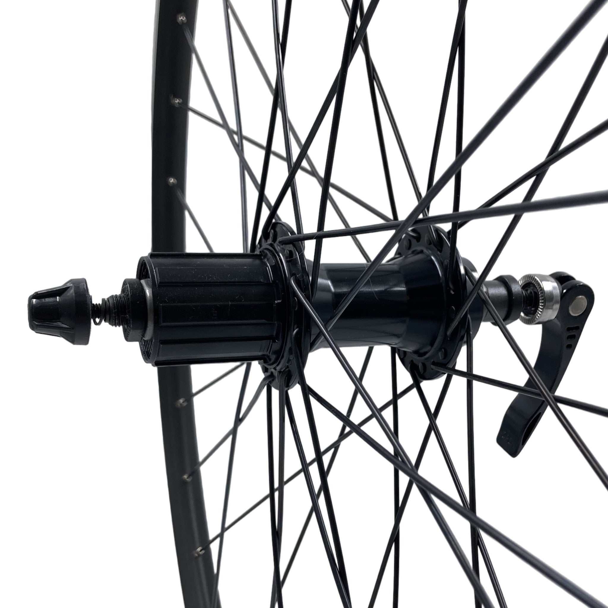 26-Inch Alex DC-19 Black MTB Doublewall Wheelset 8-11 speed HG QR