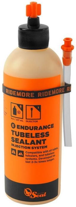 Orange Seal Endurance 8oz Tubeless Tire Sealent with Injector