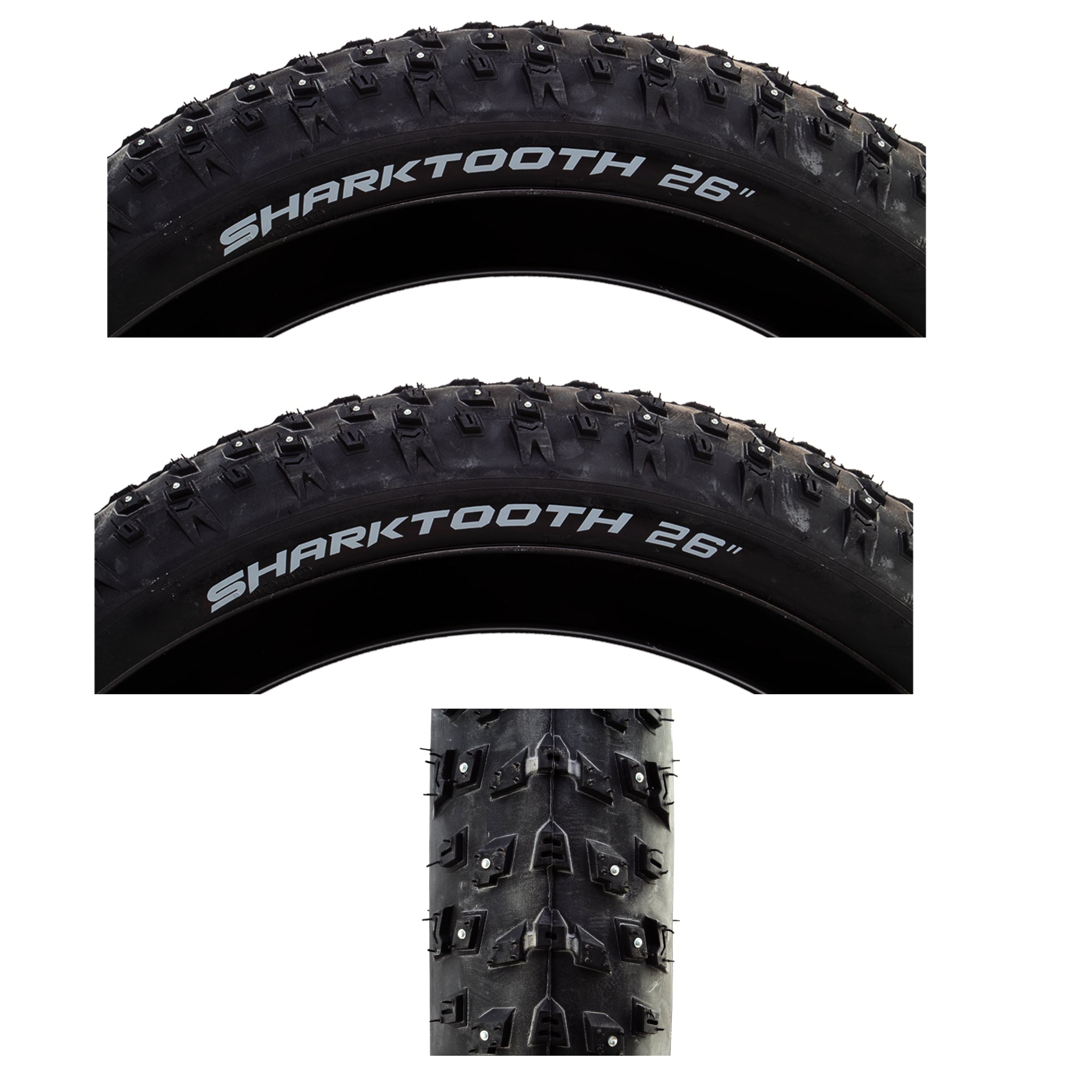 Arisun Sharktooth 26x4.0 Fat Bike Folding Studded Tire