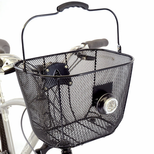 Quick release bicycle discount basket