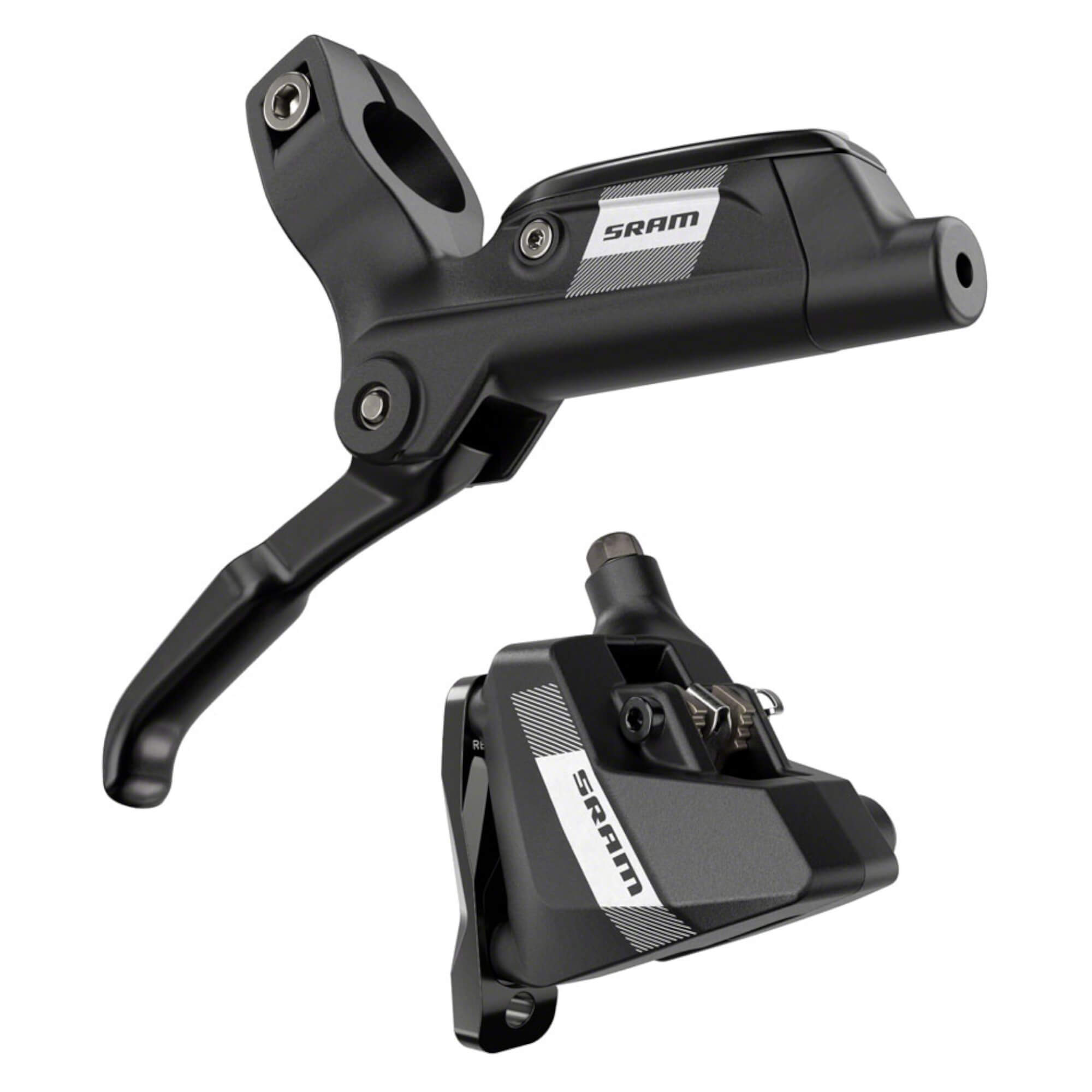 SRAM S300 Disc Brake and Lever - Flat Mount 2-Piston 20mm Offset Black A1