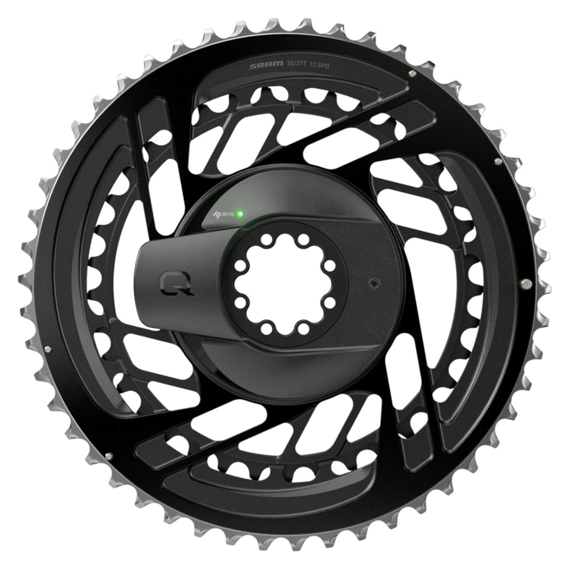 SRAM Force AXS 2x Power Meter Chainring Kit - 2x12-Speed, 8-Bolt, Direct Mount, Black, D2