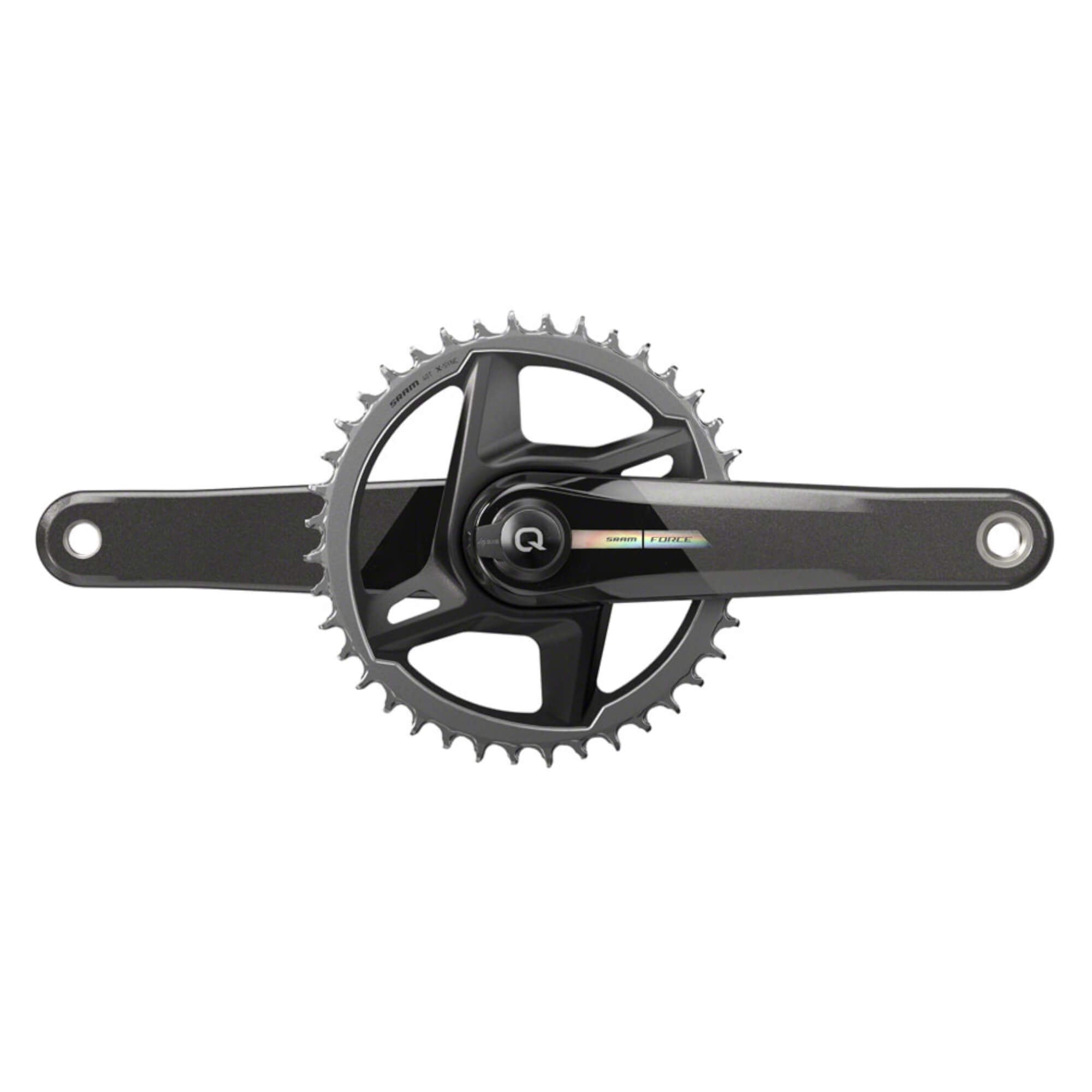 SRAM Force 1 AXS Wide Power Meter Crankset - 12-Speed, 40t, Direct Mount, DUB Spindle Interface, Iridescent Gray, D2