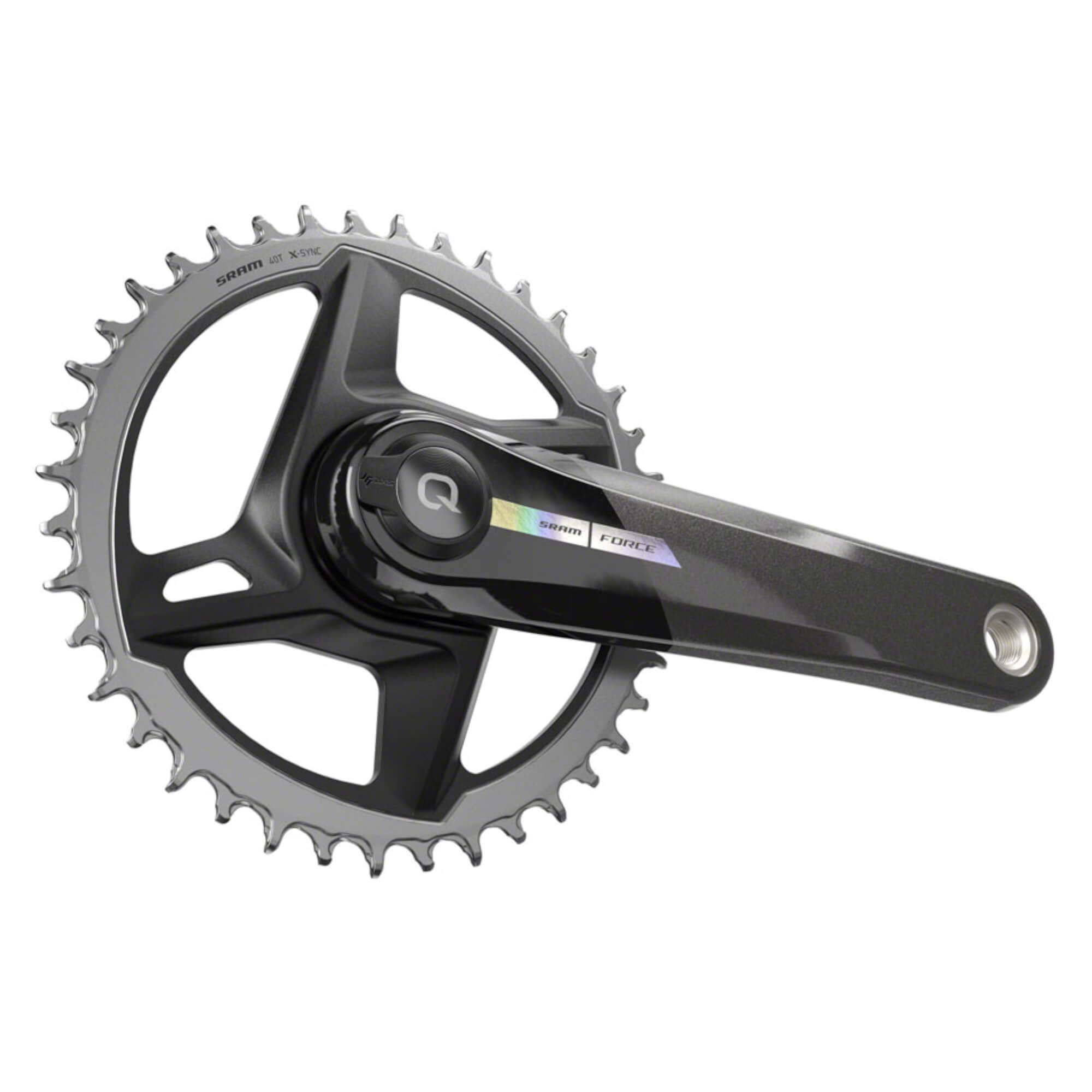 SRAM Force 1 AXS Wide Power Meter Crankset - 12-Speed, 40t, Direct Mount, DUB Spindle Interface, Iridescent Gray, D2