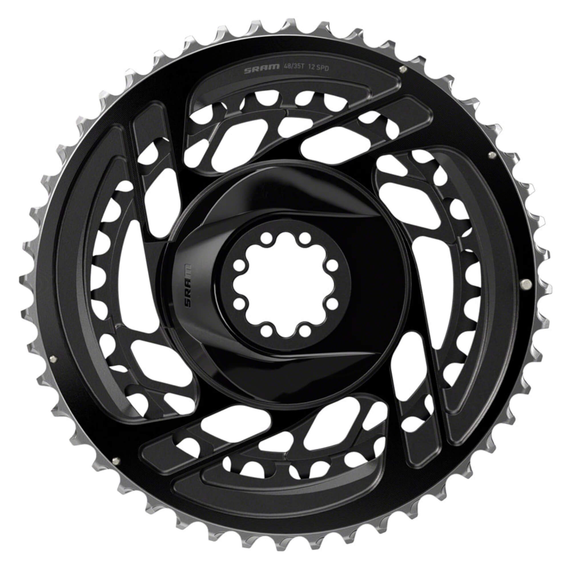 SRAM Force 2x Chainring Kit 2x12-Speed, 8-Bolt, Direct Mount, Black, D2