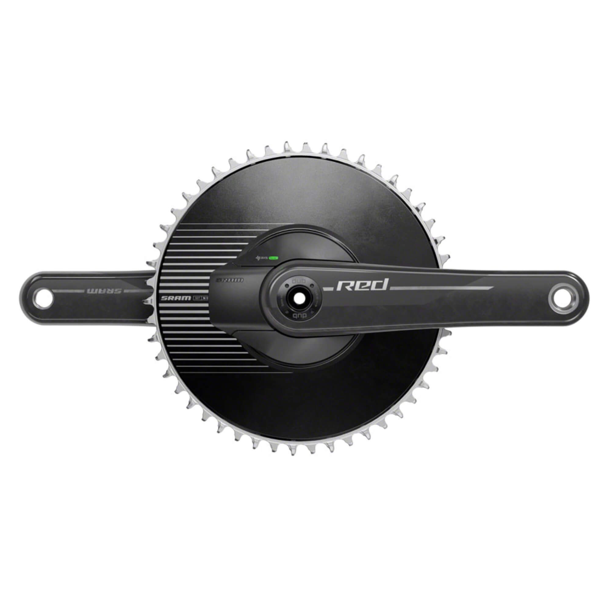 SRAM RED 1 AXS Power Meter Crankset - 12-Speed, 50t Aero Chainring, 8-Bolt Direct Mount, DUB Spindle Interface, Natural Carbon, E1