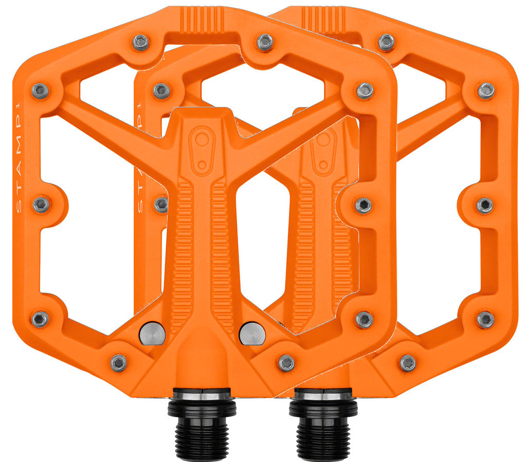 Buy orange Crank Brothers Stamp 1 Gen 2 Composite Platform Pedals