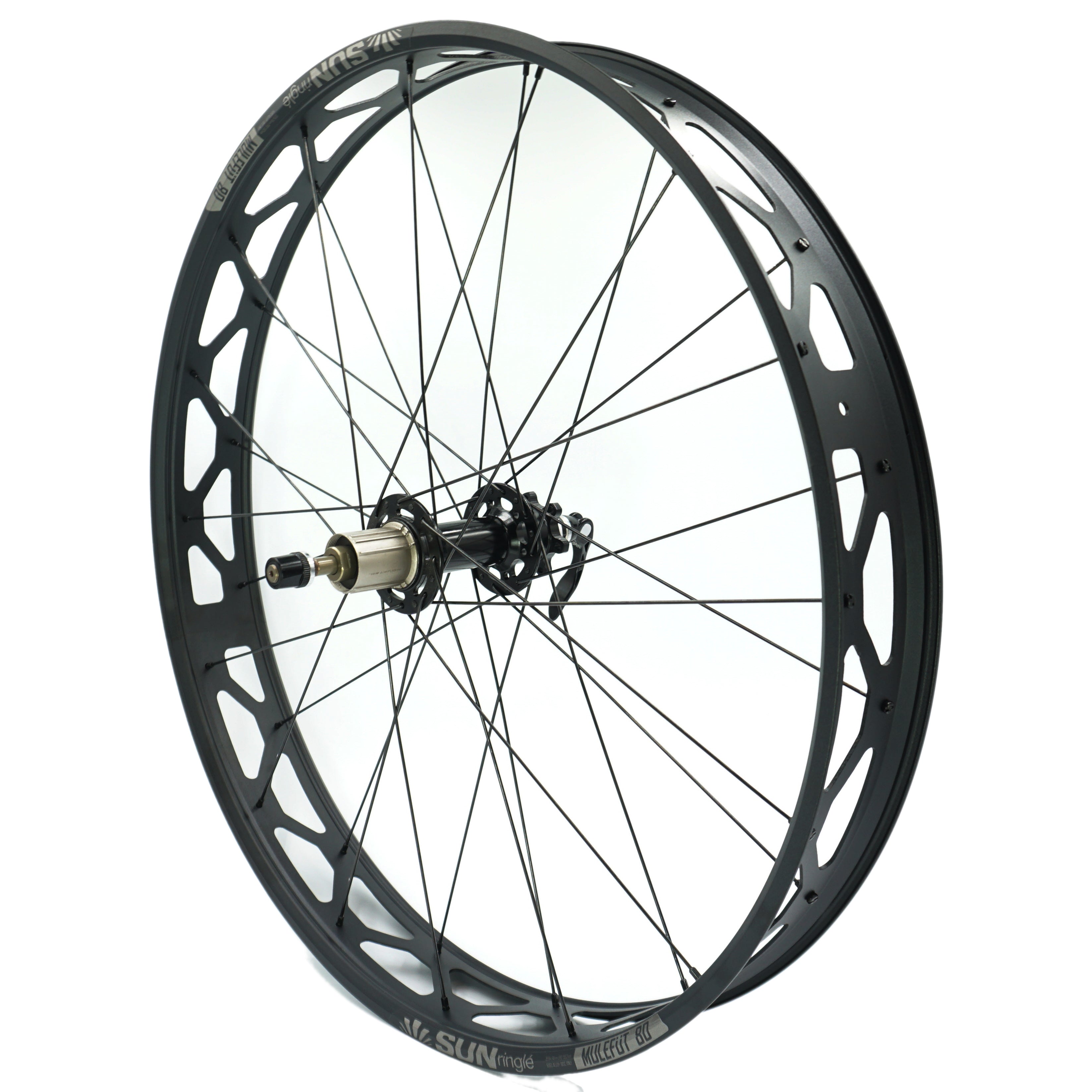 Sun Ringle MuleFut 80SL V2 26-inch 9x135 FRONT 10x170 REAR QR Tubeless Fat Bike Wheelset