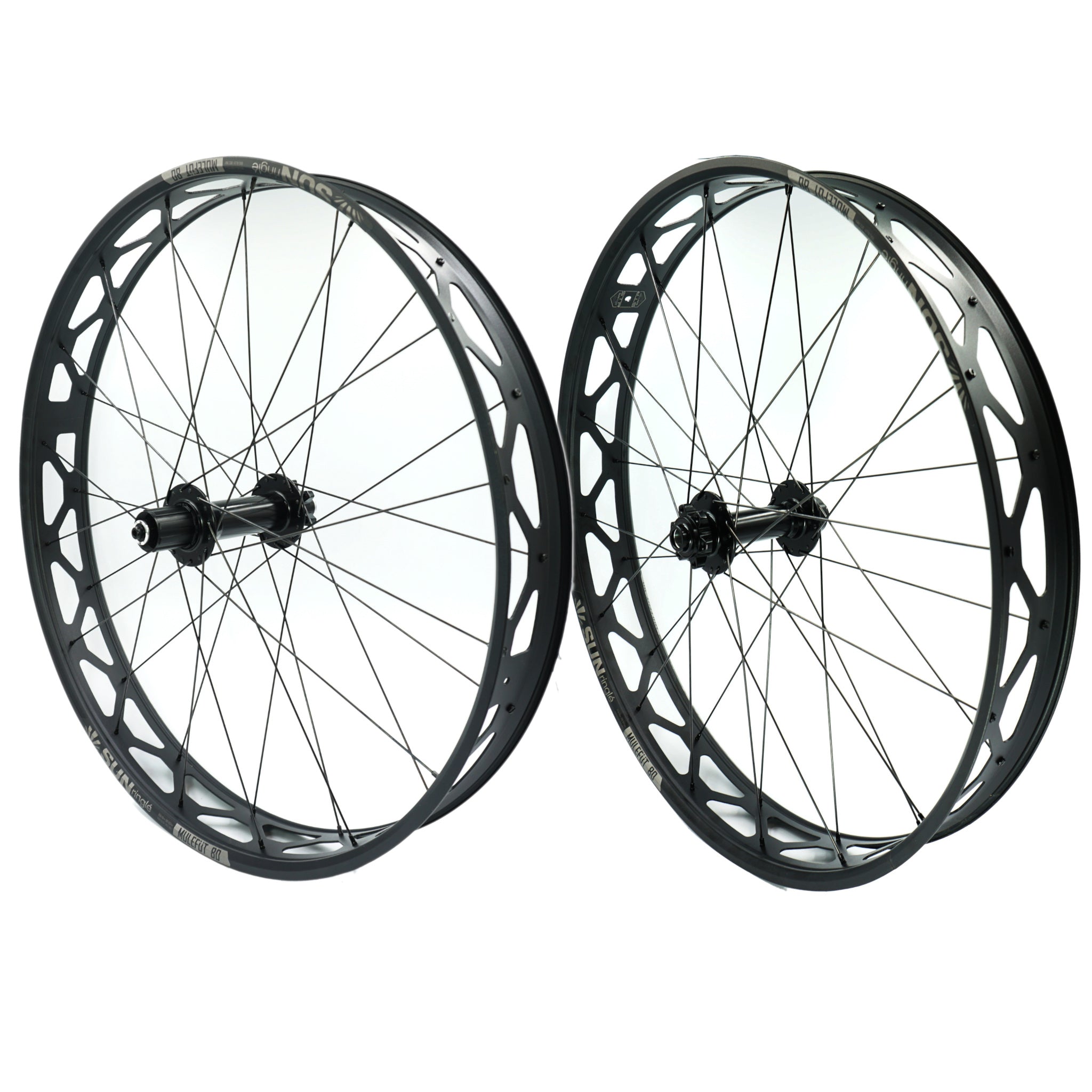 Sun Ringle MuleFut 80SL V2 26-inch 15x150 TA FRONT 10x190 QR REAR Tubeless Fat Bike Wheelset