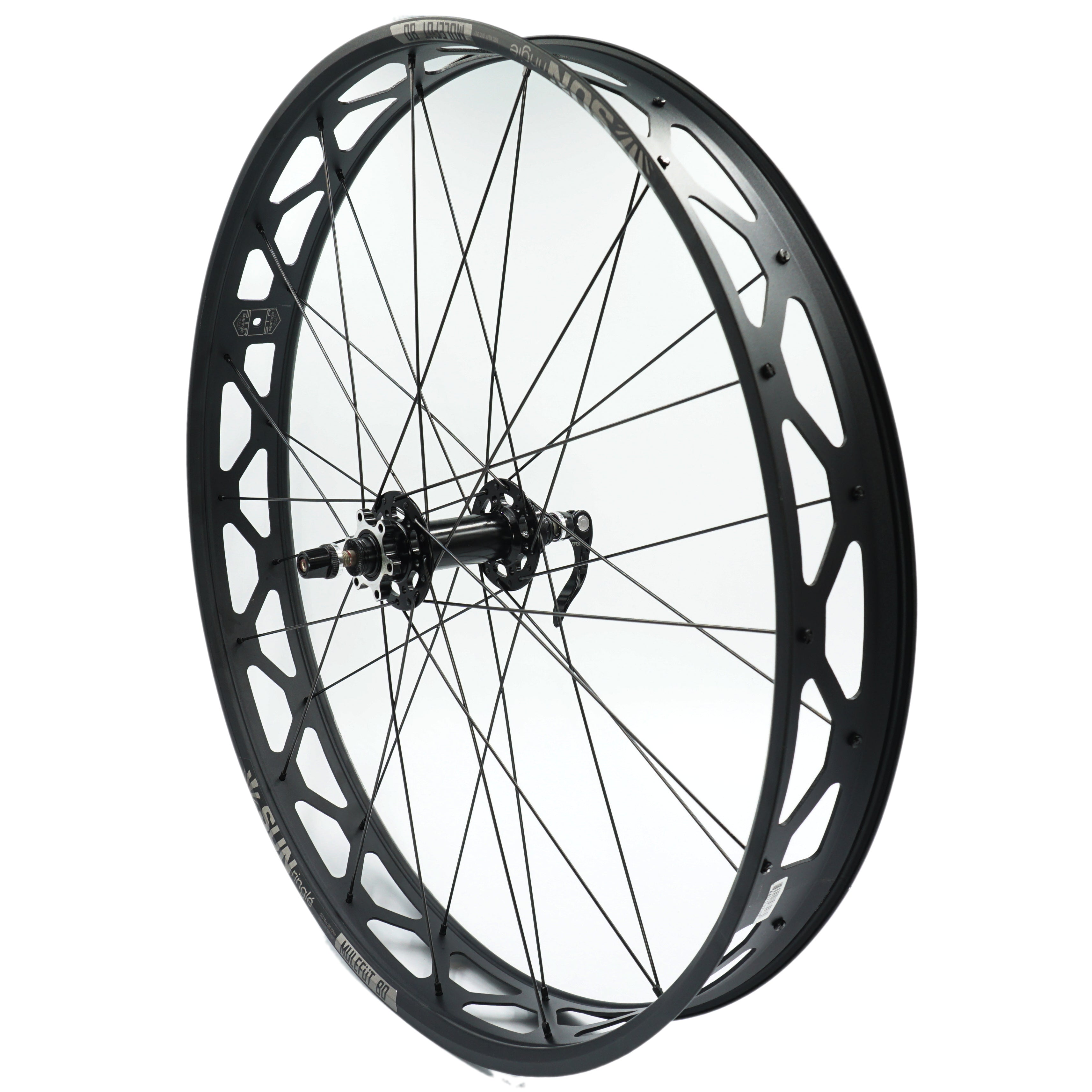 Sun Ringle MuleFut 80SL V2 26-inch 9x135 FRONT 10x170 REAR QR Tubeless Fat Bike Wheelset