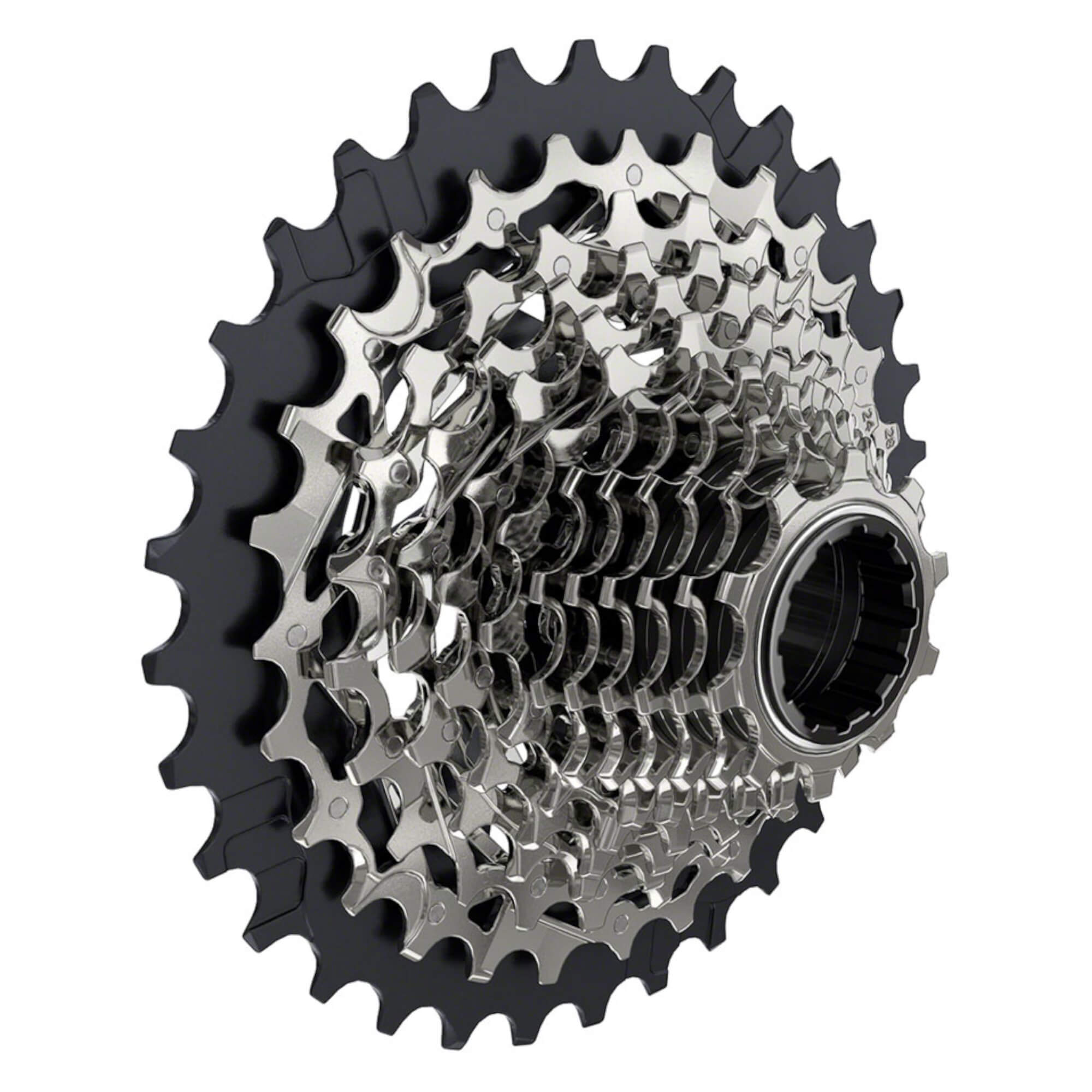 SRAM Force AXS XG-1270 Cassette - 12-Speed, Silver, For XDR Driver Body, D1