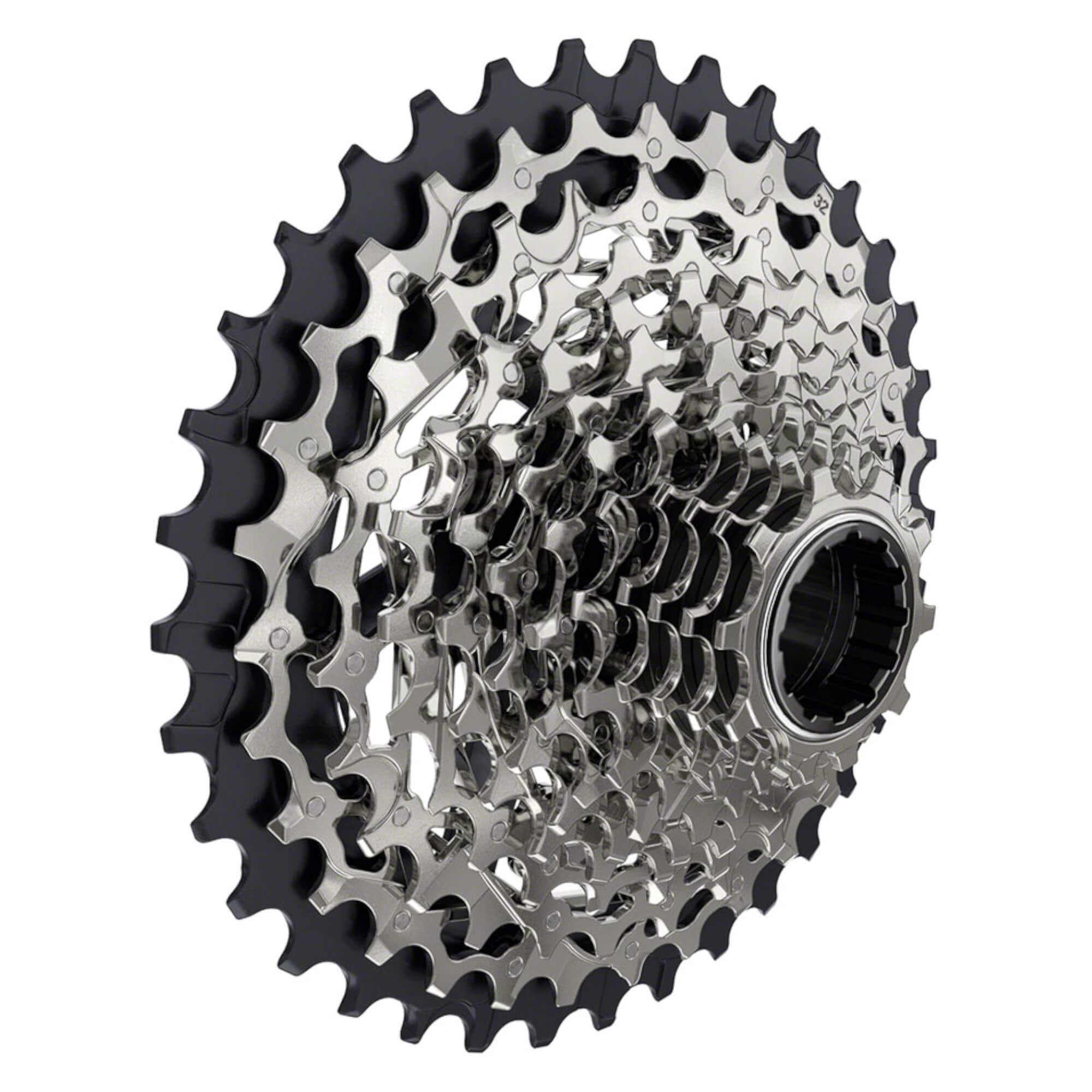 SRAM Force AXS XG-1270 Cassette - 12-Speed, Silver, For XDR Driver Body, D1