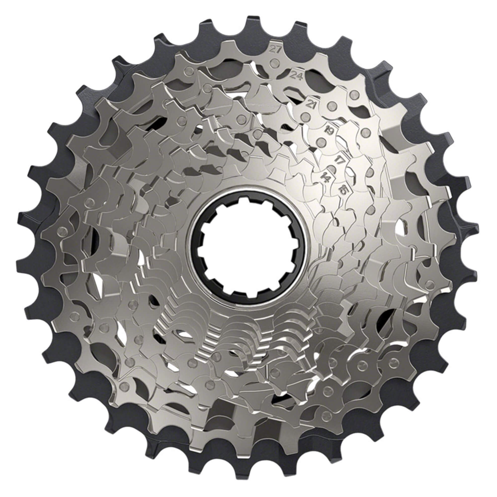 SRAM Force AXS XG-1270 Cassette - 12-Speed, Silver, For XDR Driver Body, D1