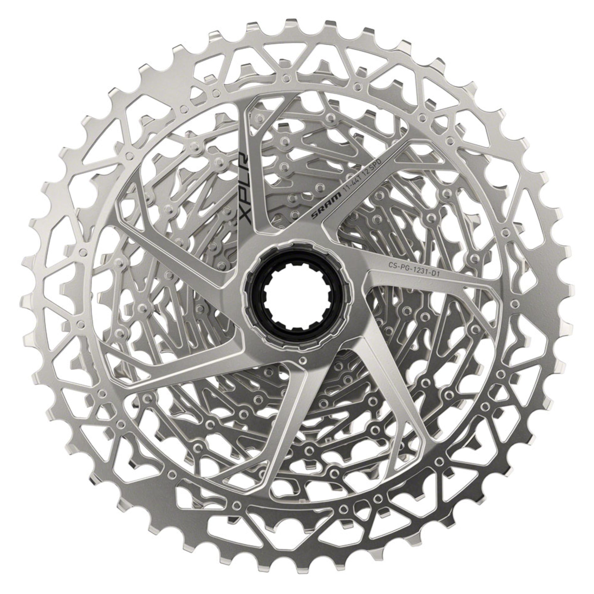 SRAM XPLR PG-1231 Cassette - 12-Speed 11-44t Silver D1