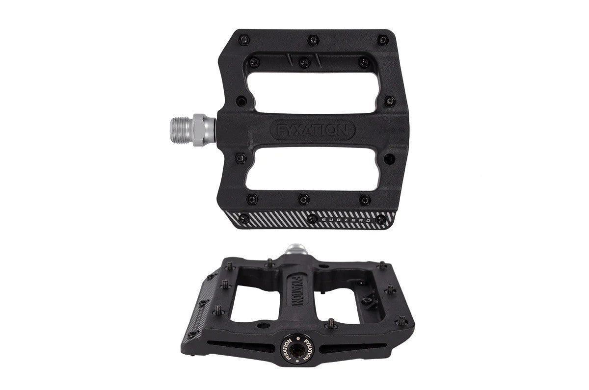 Buy black-black Fyxation Mesa MP Subzero Sealed Nylon Platform Pedals