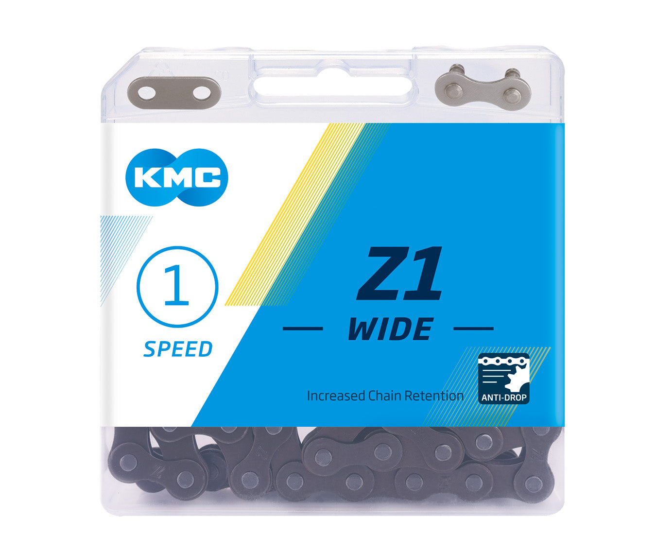 KMC Z1 Wide EPT Anti Rust Chain Single Speed 112 Links - The Bikesmiths