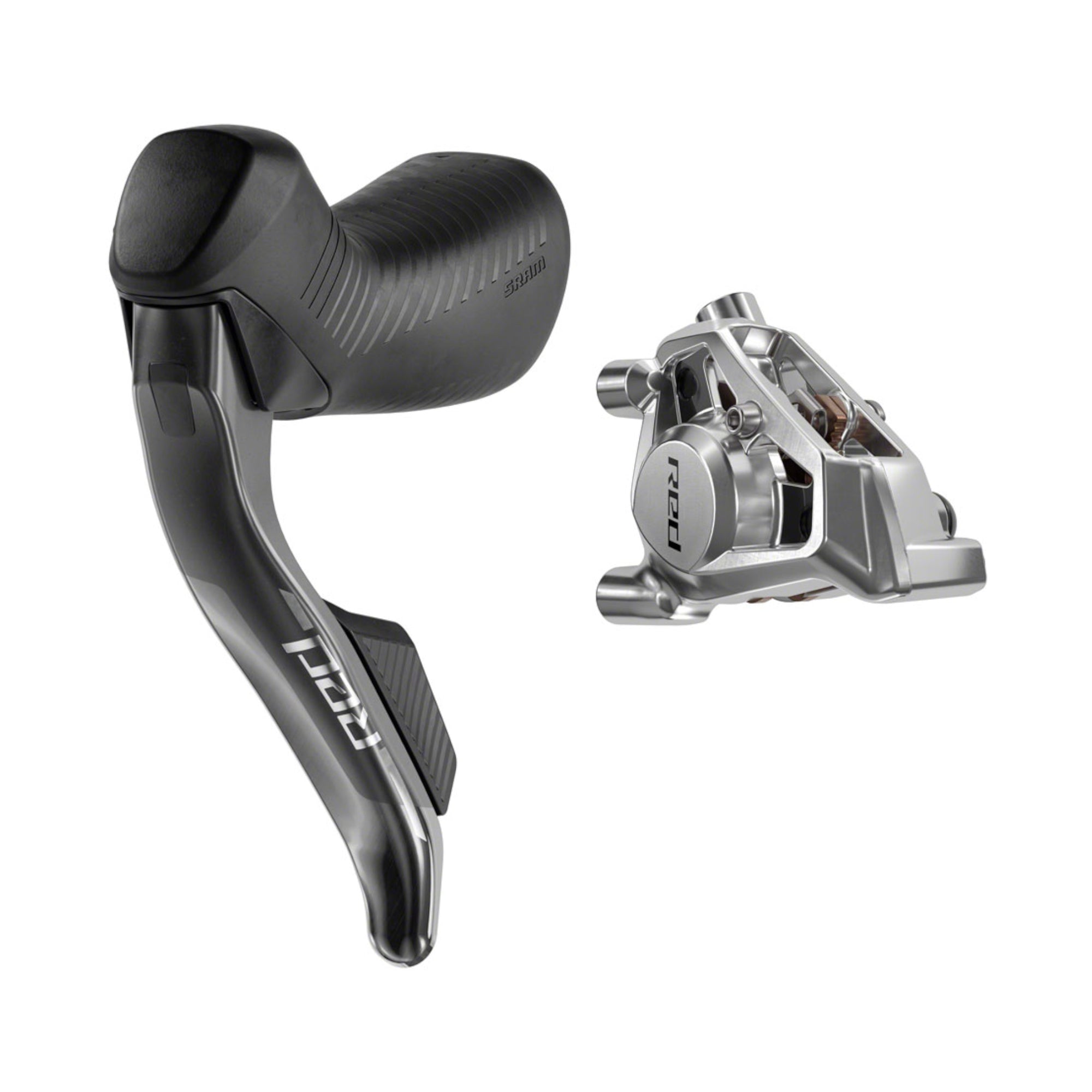 SRAM RED eTap AXS HRD Shift/Brake Lever and Hydraulic Disc Caliper - Flat Mount 20mm Offset, Black, E1