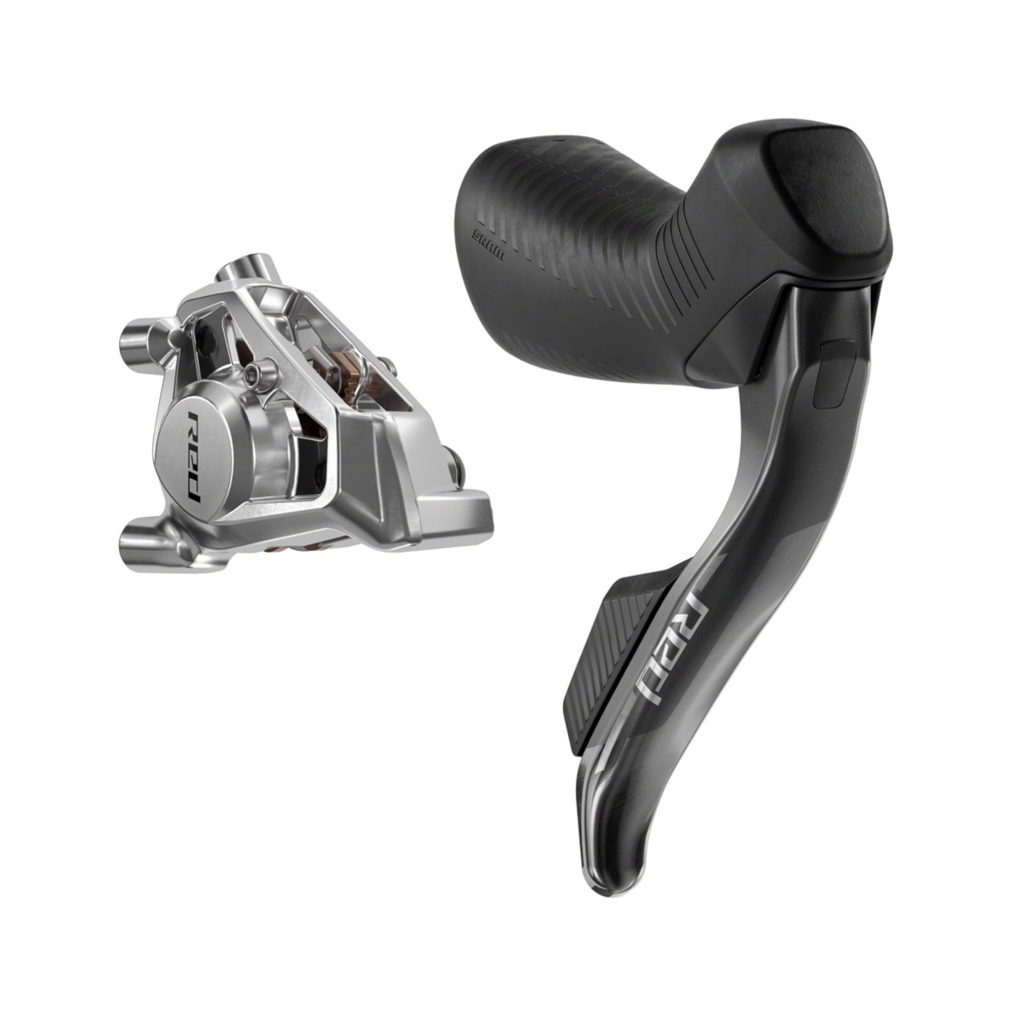 SRAM RED eTap AXS HRD Shift/Brake Lever and Hydraulic Disc Caliper - Flat Mount 20mm Offset, Black, E1