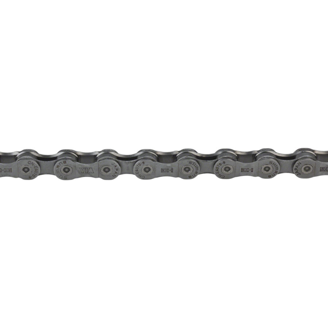 Shimano STEPS CN-E6070-9 Ebike Chain - 9-Speed, Gray,