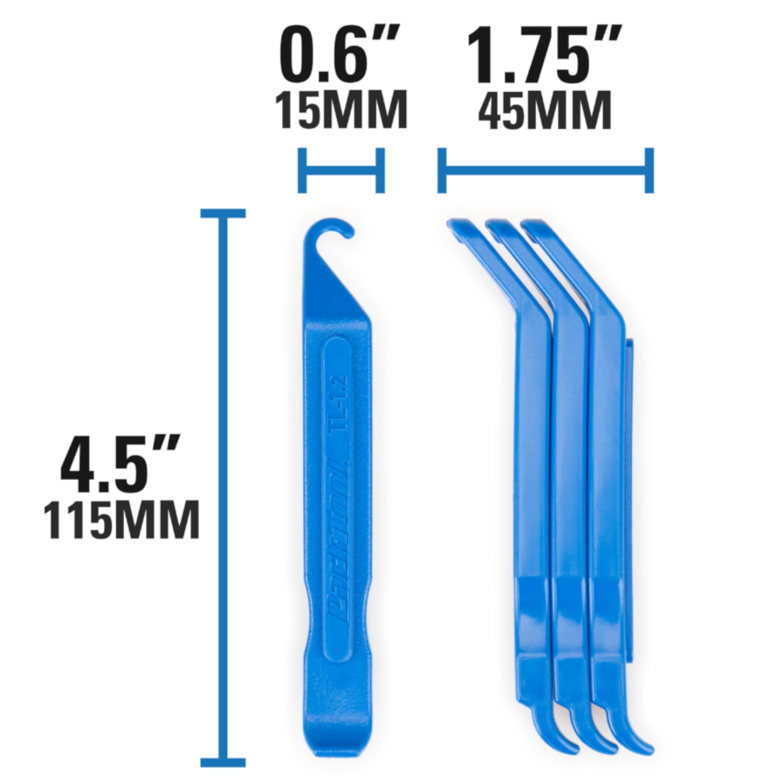 Park Tool TL-1.2 Tire Lever Set of 3 - The Bikesmiths