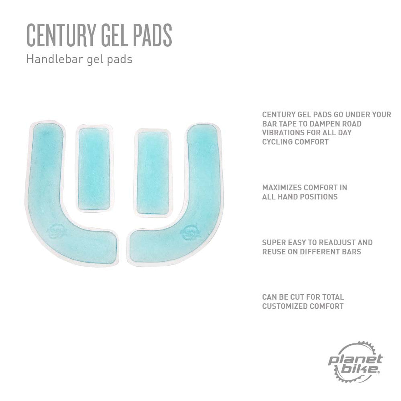 Planet Bike Century Gel Pads for Handle Bar Wrap