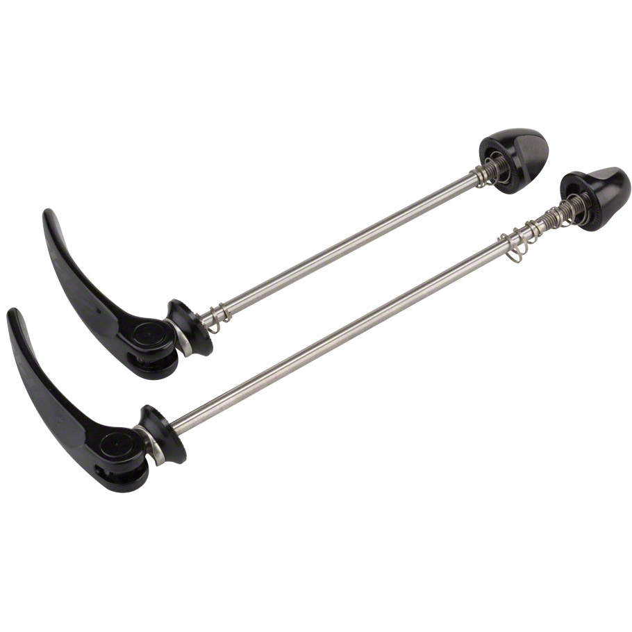 Zipp Tangente Quick Release Skewer Set - 100mm/130mm, Titanium, Black With Black Logo