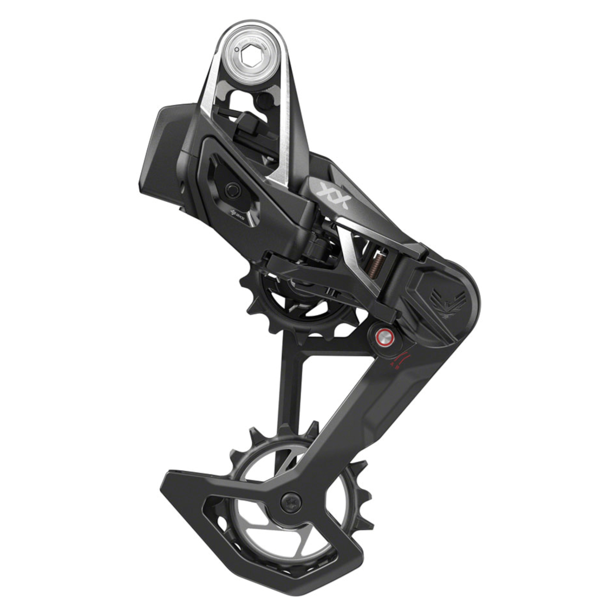 SRAM XX SL Eagle T-Type AXS Rear Derailleur - 12-Speed 52t Max (Battery Not Included) UDH Hangerless Carbon Cage Black/Silver