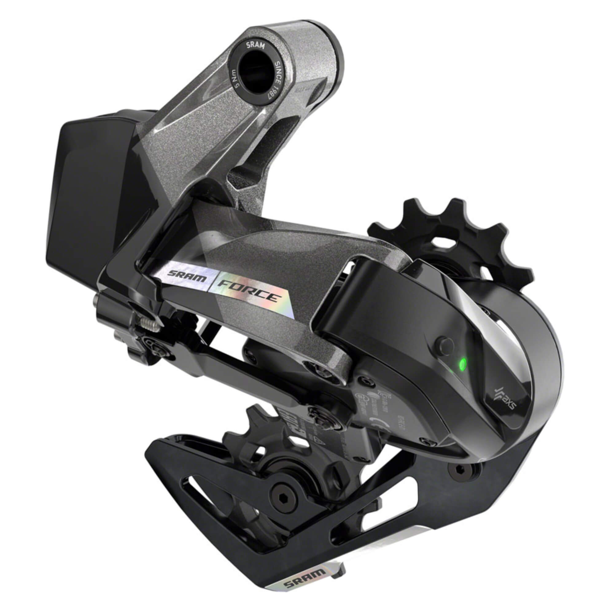 SRAM Force XPLR AXS eTap Rear Derailleur - 12-Speed, Medium Cage, 44t Max, (Battery Not Included), Iridescent Gray, D2