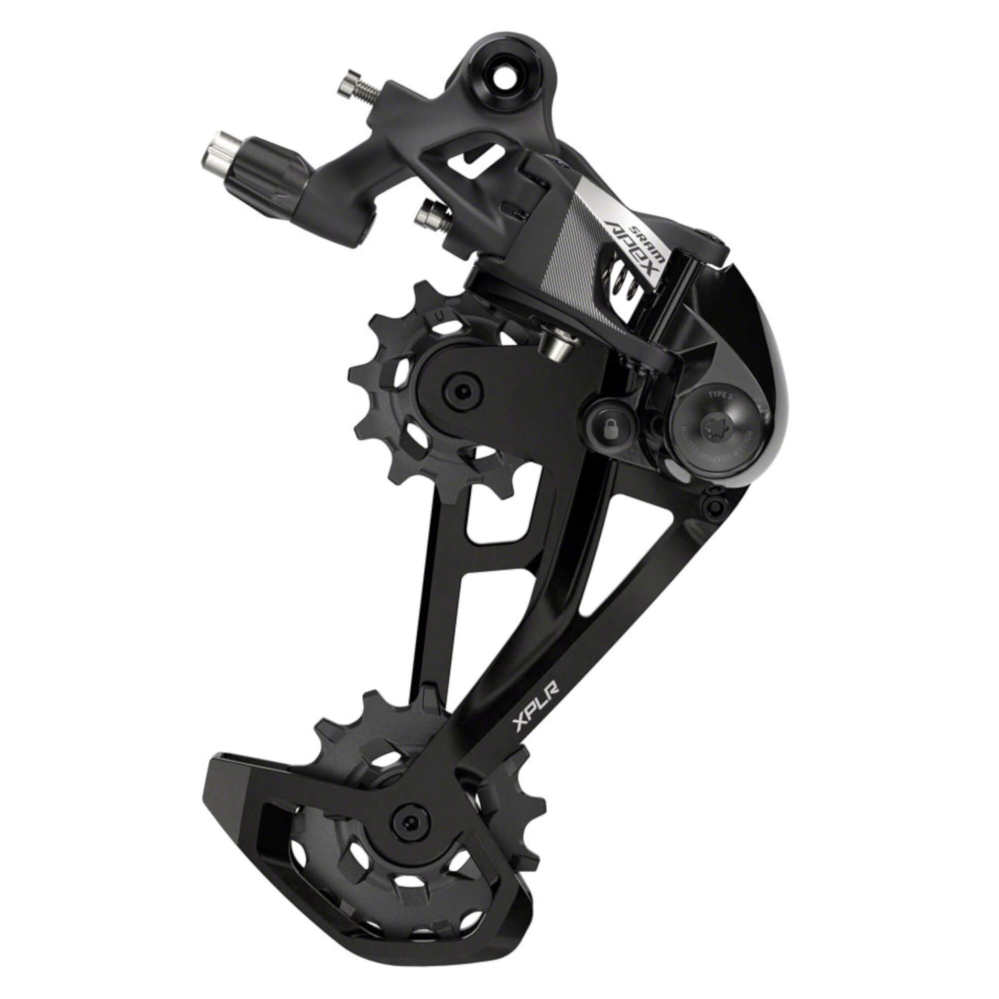 SRAM Apex XPLR Rear Derailleur - 12-Speed Medium Cage 44t Max Black D1