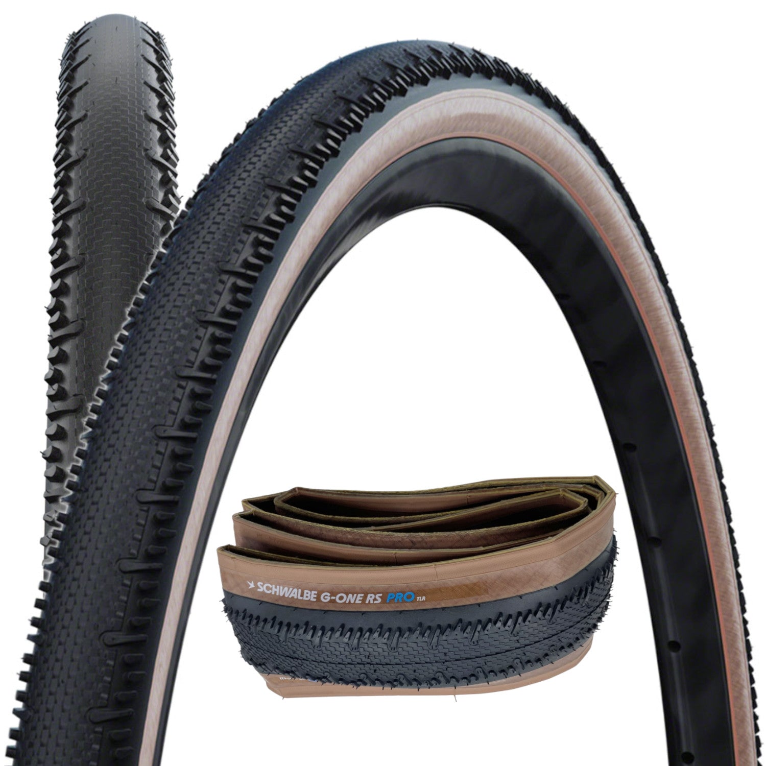 Schwalbe G-One RS Pro 700C Tanwall Tubeless Folding Tire