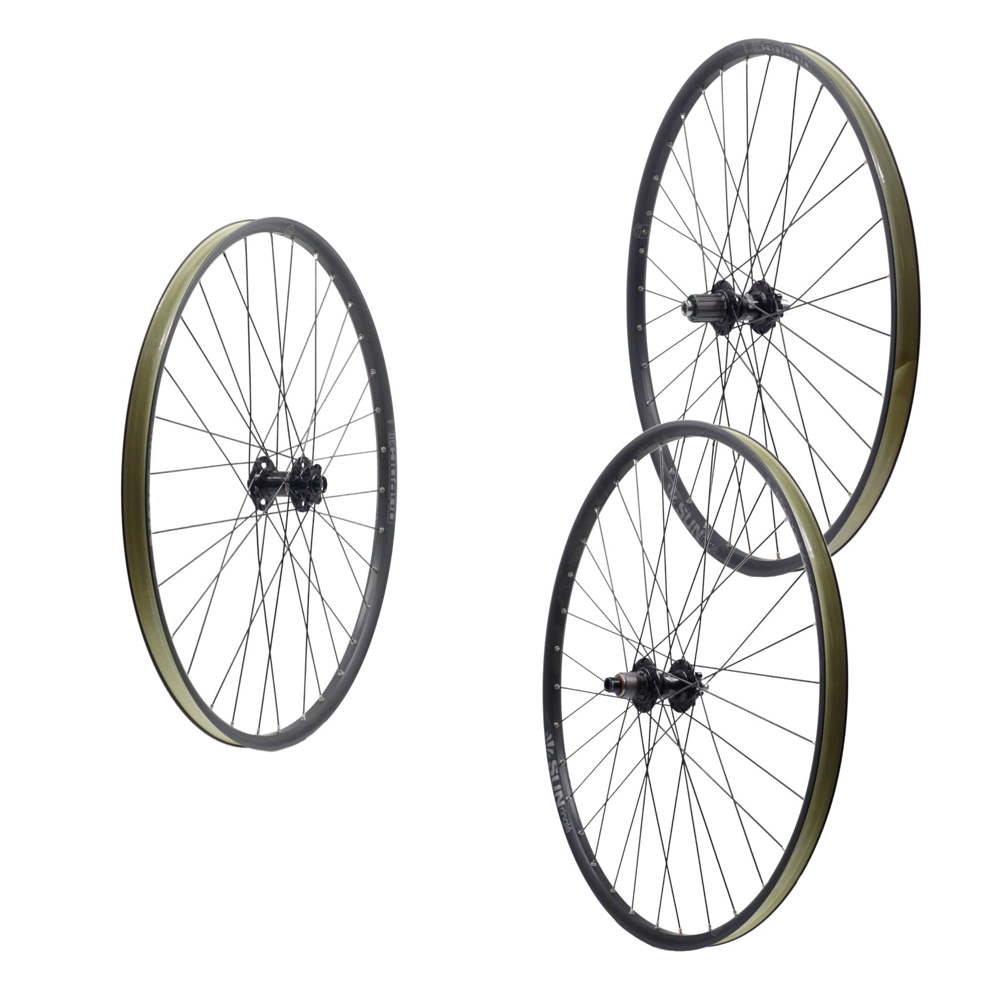 29" Sun Ringle Duroc 30 MTB Bike Disc Black Wheelset 15x100 / 12x142 Thru-Axle - The Bikesmiths