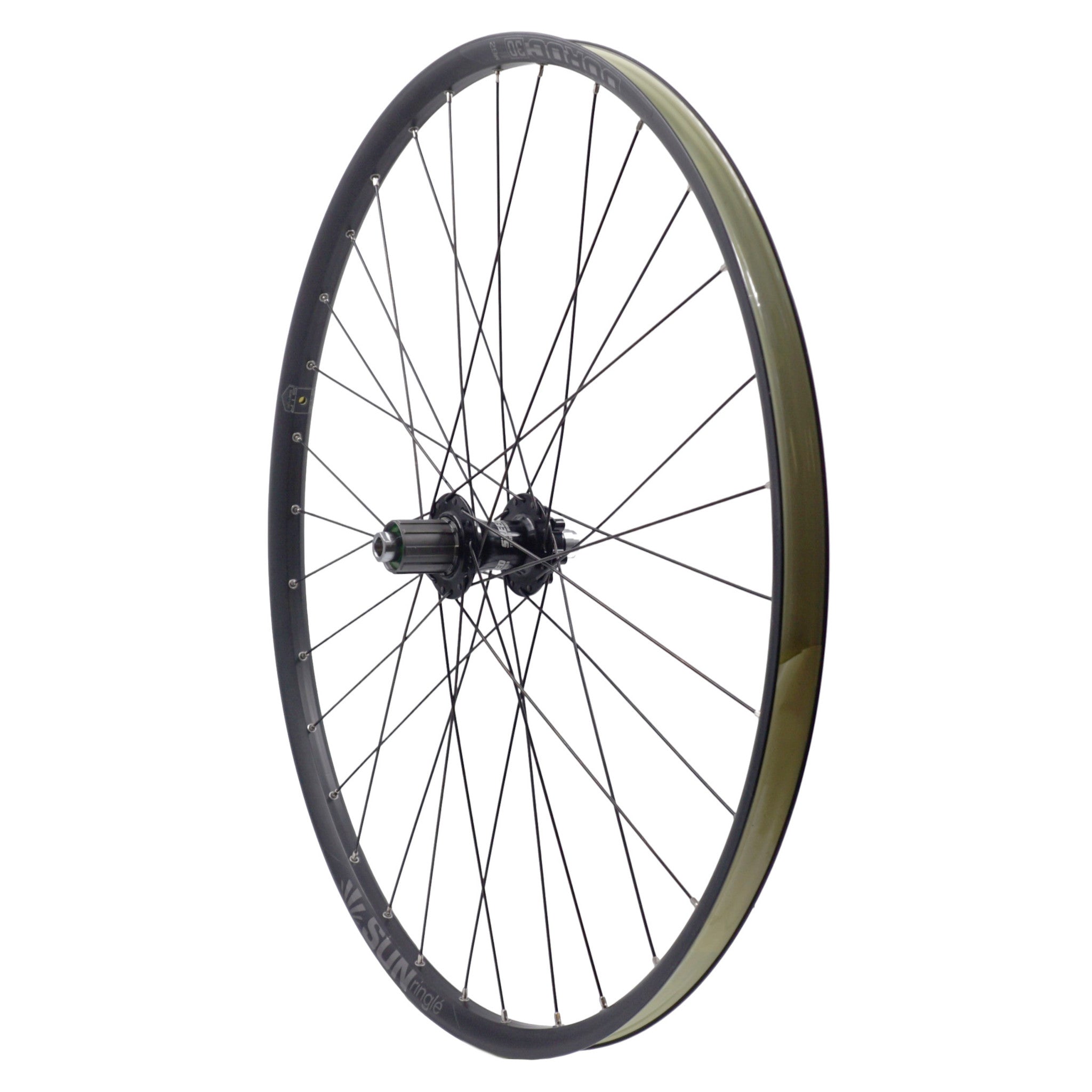 29" Sun Ringle Duroc 30 MTB Bike Disc Black Wheelset 15x100 / 12x142 Thru-Axle - The Bikesmiths