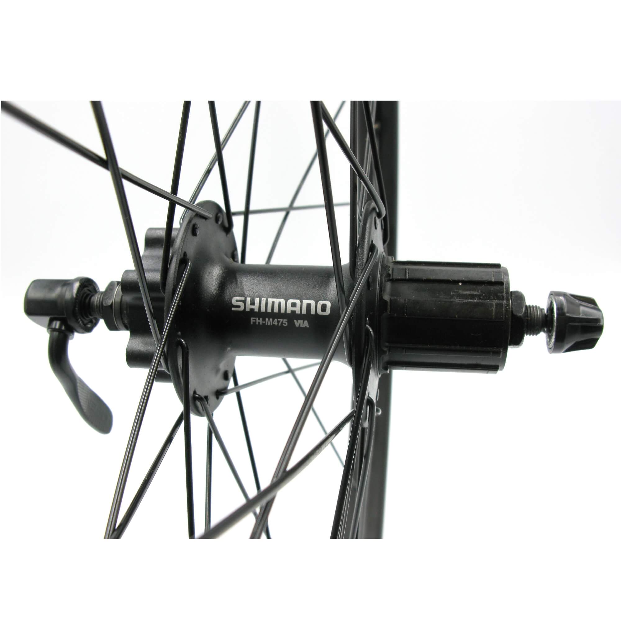 26" SunRingle Inferno29 / SHIMANO M475 HG Black MT Cassette Disc Wheelset