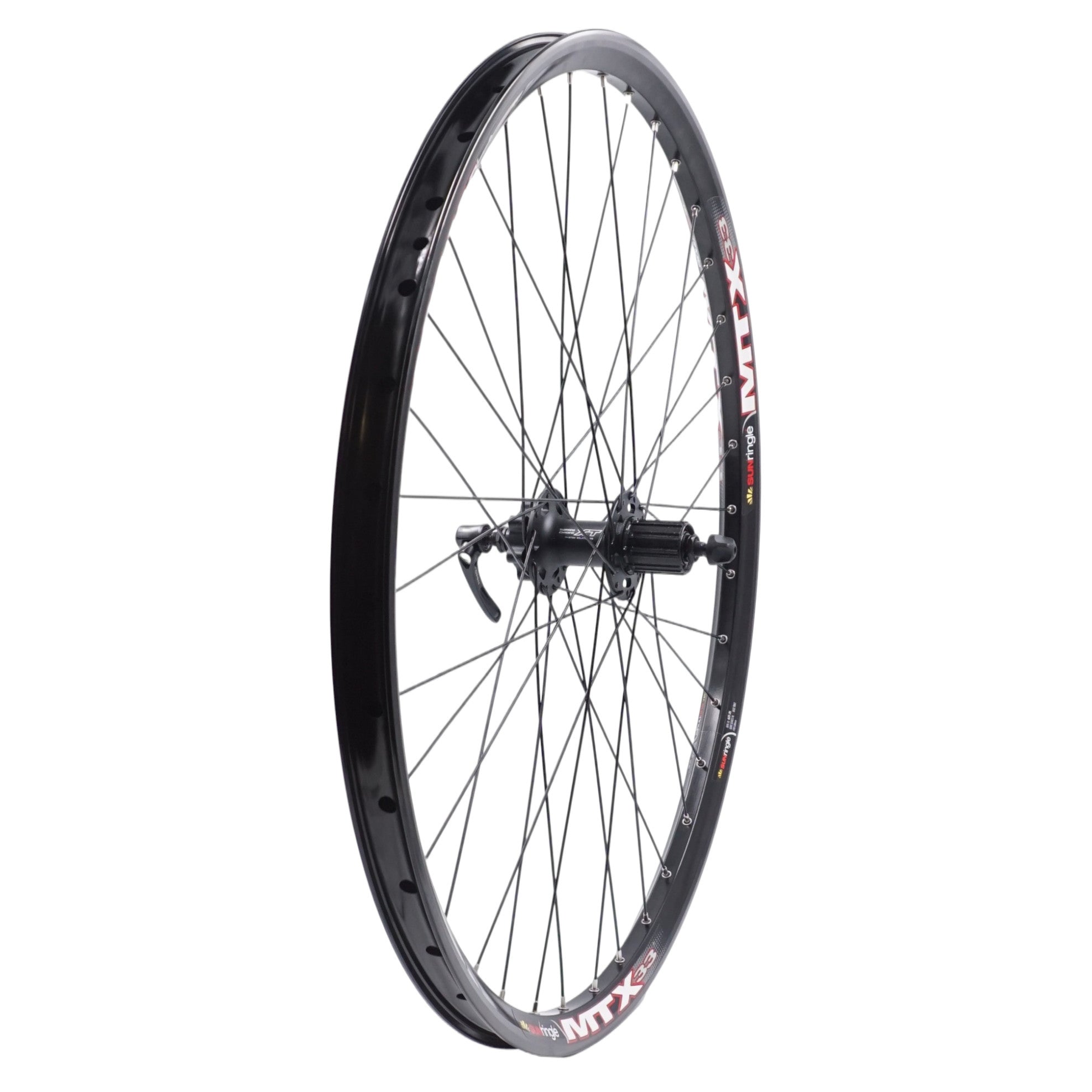 29" Sun Ringle MTX33/ Shimano Deore XT M756 Black Disc MTB DH 36H QR Rear Wheel