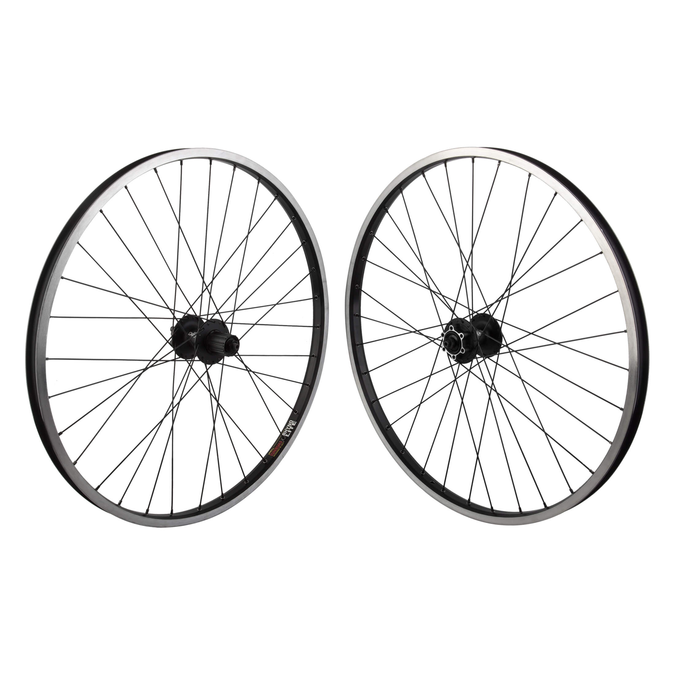 Sun Ringle Rhyno Lite 26 inch Shimano HG Deore Disc Black Wheelset - The Bikesmiths