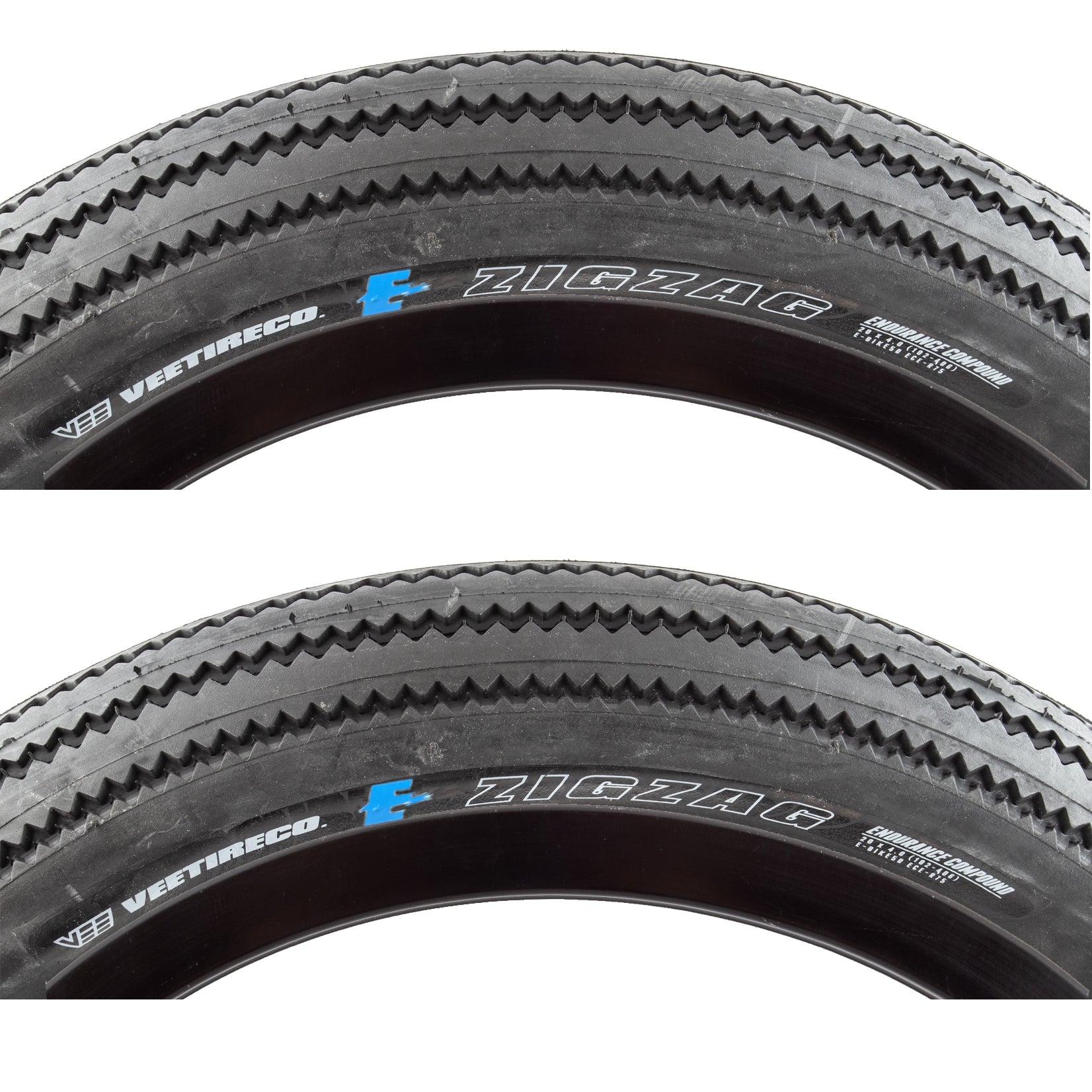 Vee ZigZag 20x4.00 Enduro Overide Fat EBike Tire - The Bikesmiths