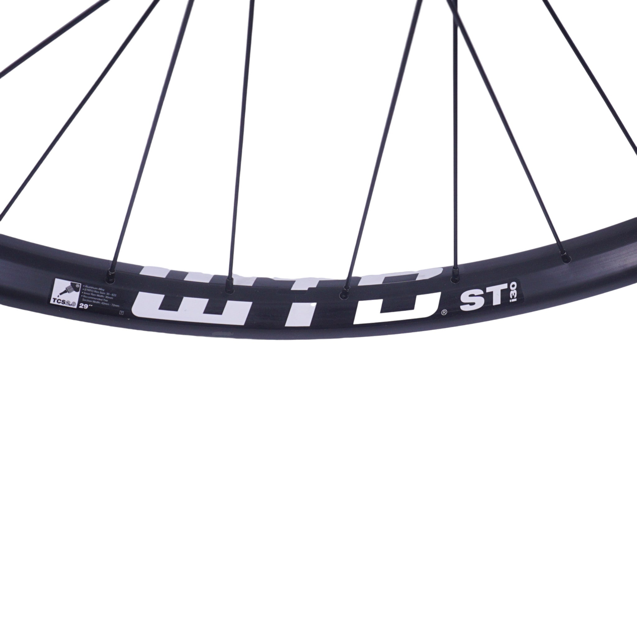 29" Black WTB ST i23 Centerlock Disc E-Thru-Axle Boost Tubeless Front Wheel - The Bikesmiths