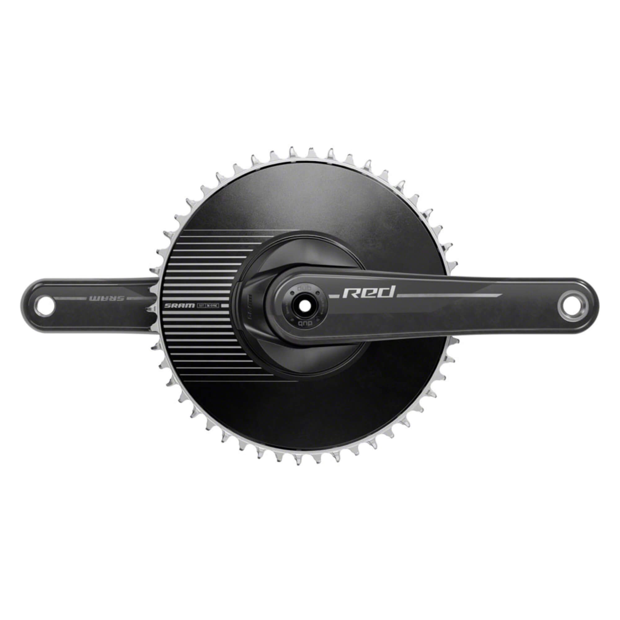 SRAM RED 1 Crankset - 12-Speed, 50t Aero Chainring, 8-Bolt Direct Mount, DUB Spindle Interface, Natural Carbon, E1