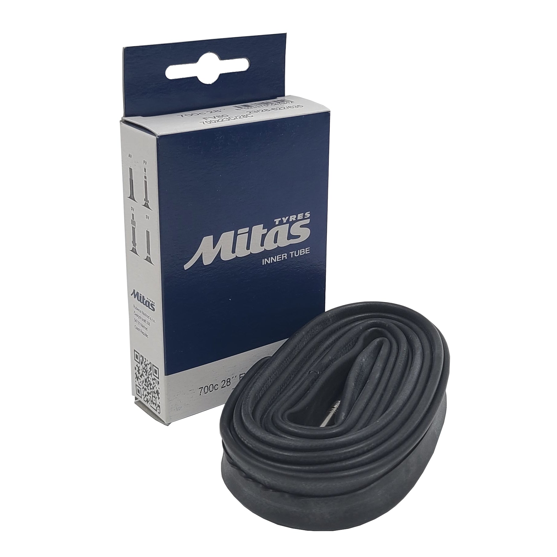 Mitas Presta Tube 700x23-28 80mm Valve - The Bikesmiths