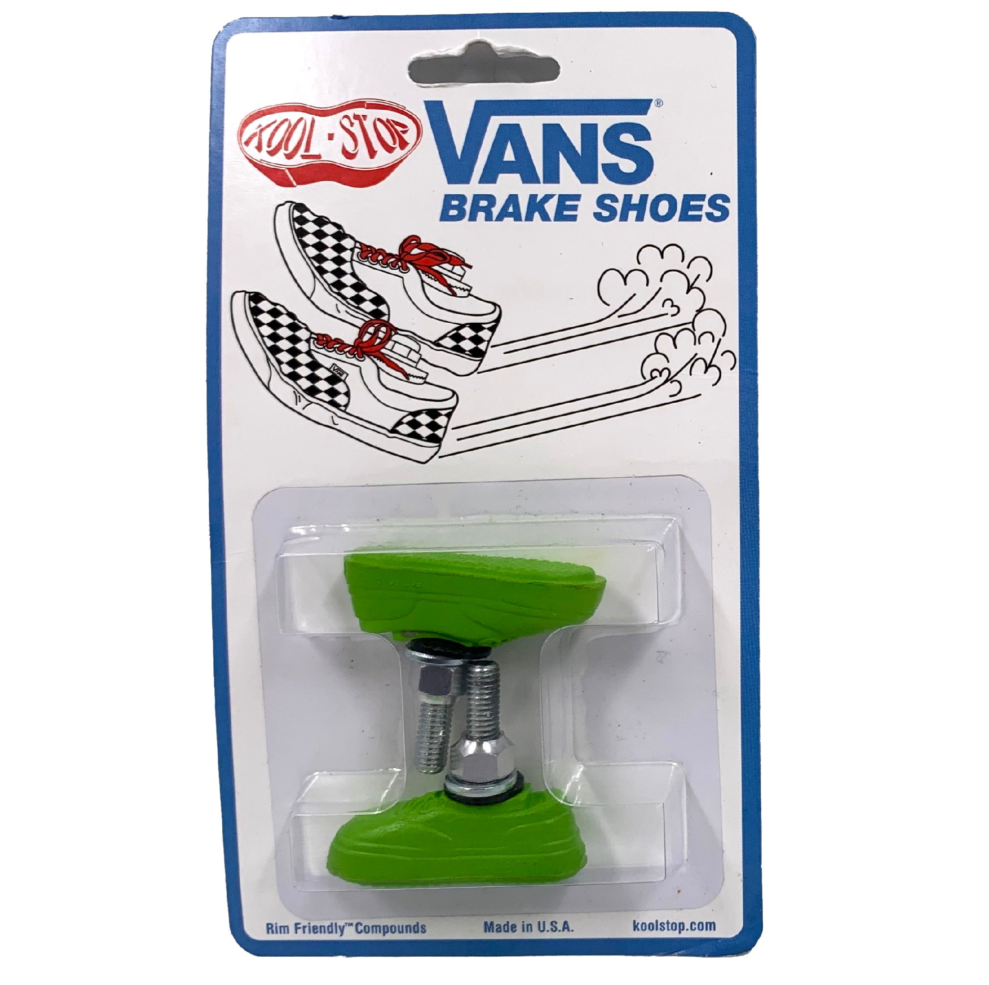 Buy green Kool-Stop Vans BMX Brake Pad Set