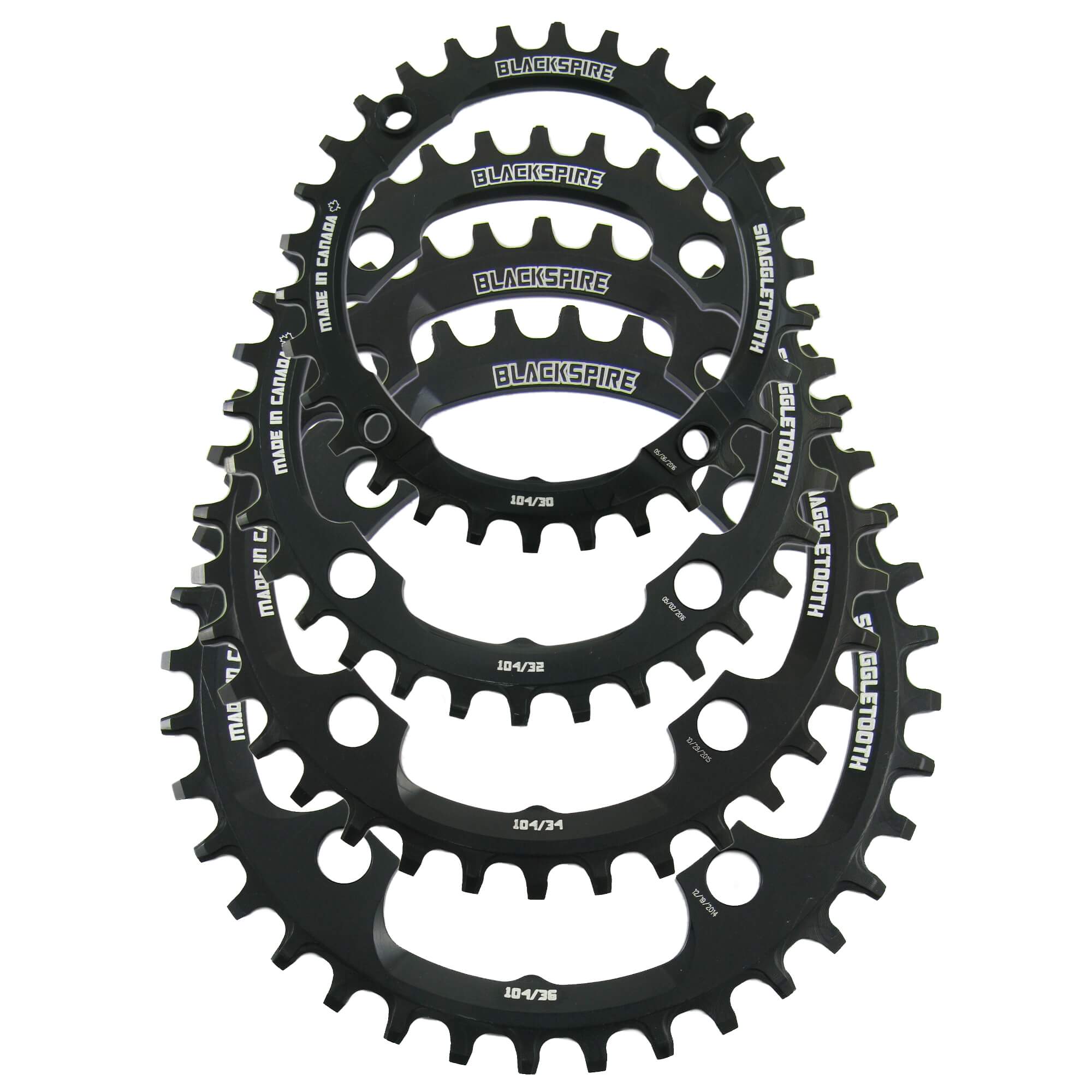 Blackspire Snaggletooth Narrow Wide 104mm BCD Chainring - TheBikesmiths