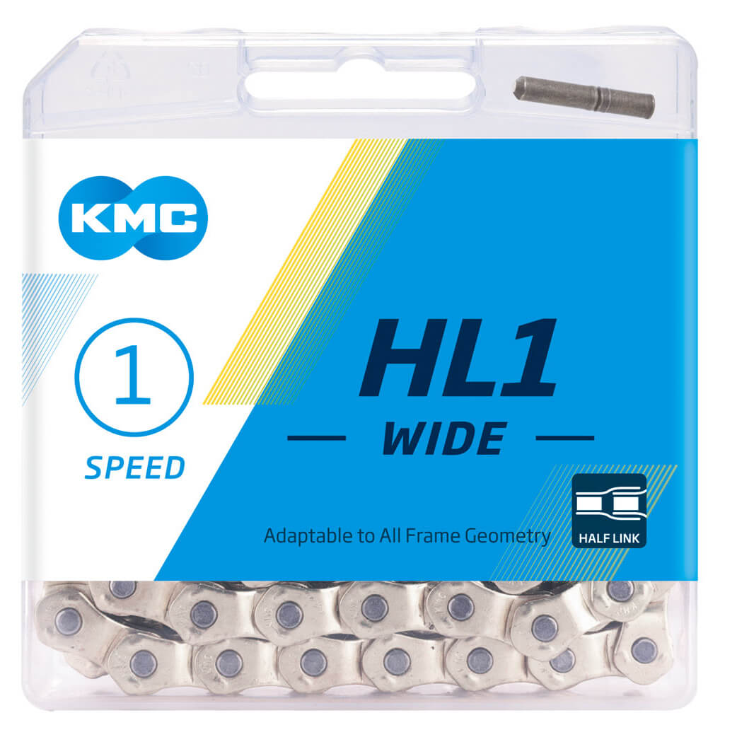 KMC HL1 Wide 1/8-inch Half Link Chain - The Bikesmiths