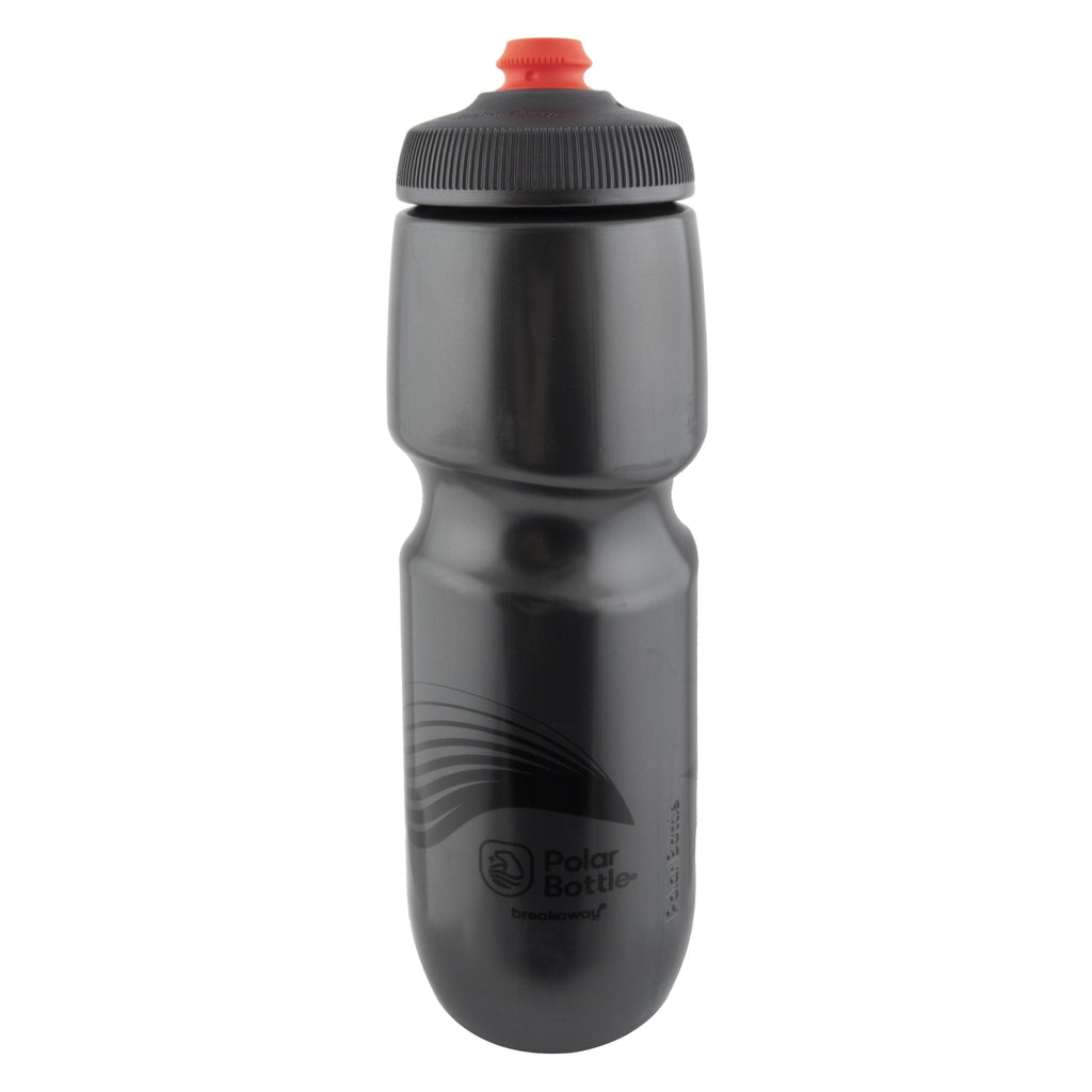 Polar Bottle Session Muck Mountain Bike Water Bottle - BPA Free, Cycling & Sports  Squeeze Bottle with Dust Cover Charcoal Black 15 Oz