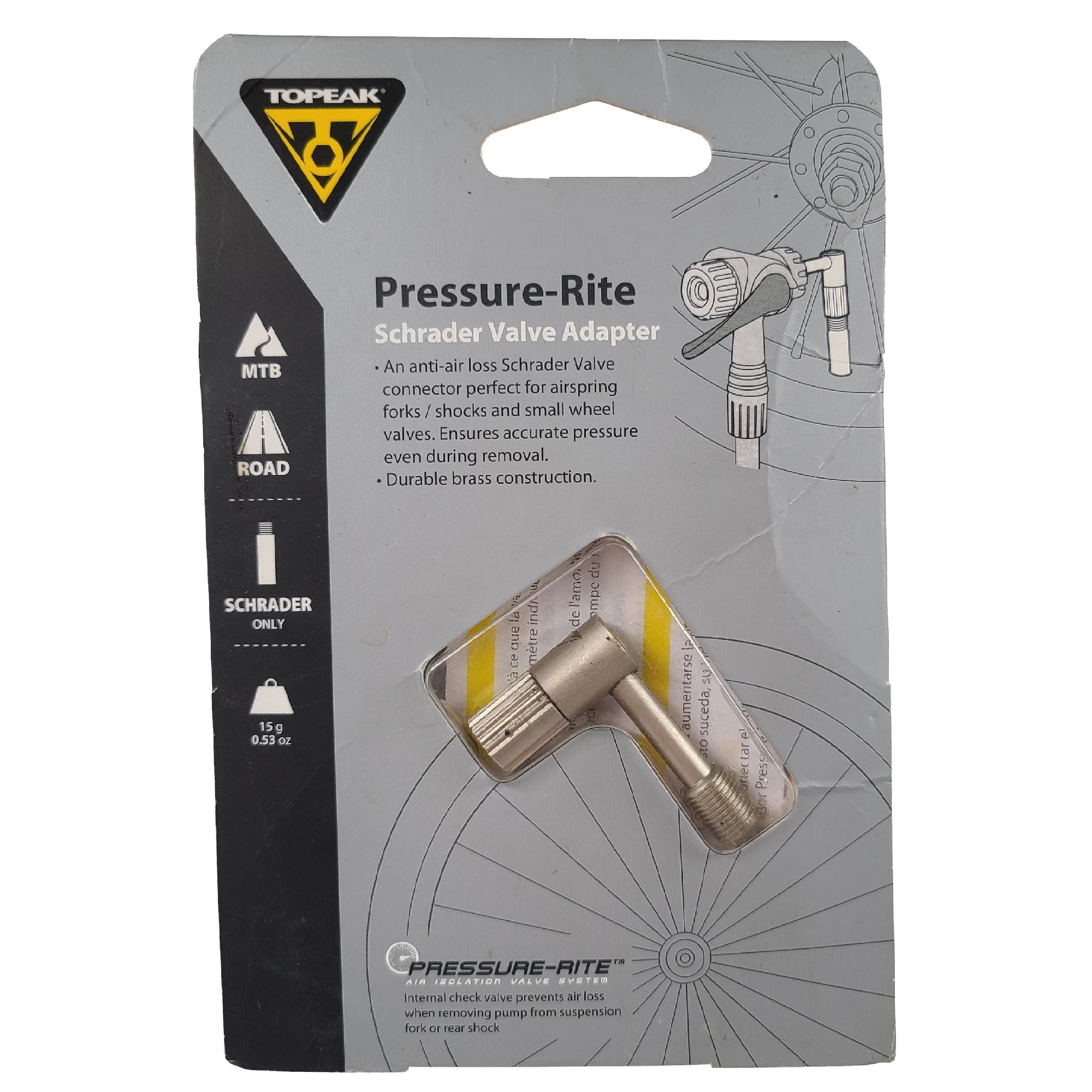 Topeak Pressure Rite Shock Adapter for Bike Forks Shocks The Bikesmiths