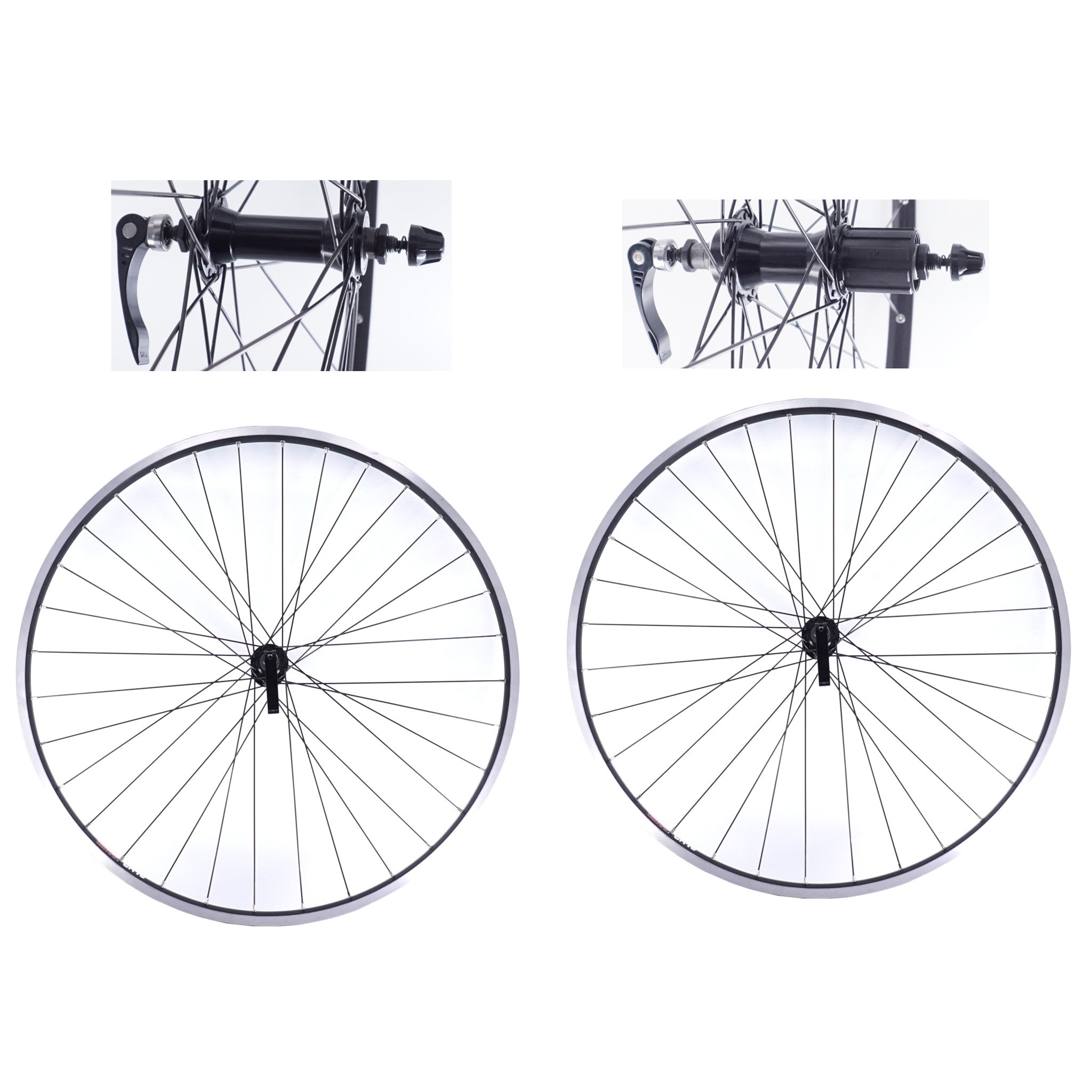 Sun Ringle CR-18 700c Front and Rear-Cassette (135) Hybrid Bike Wheelset - The Bikesmiths