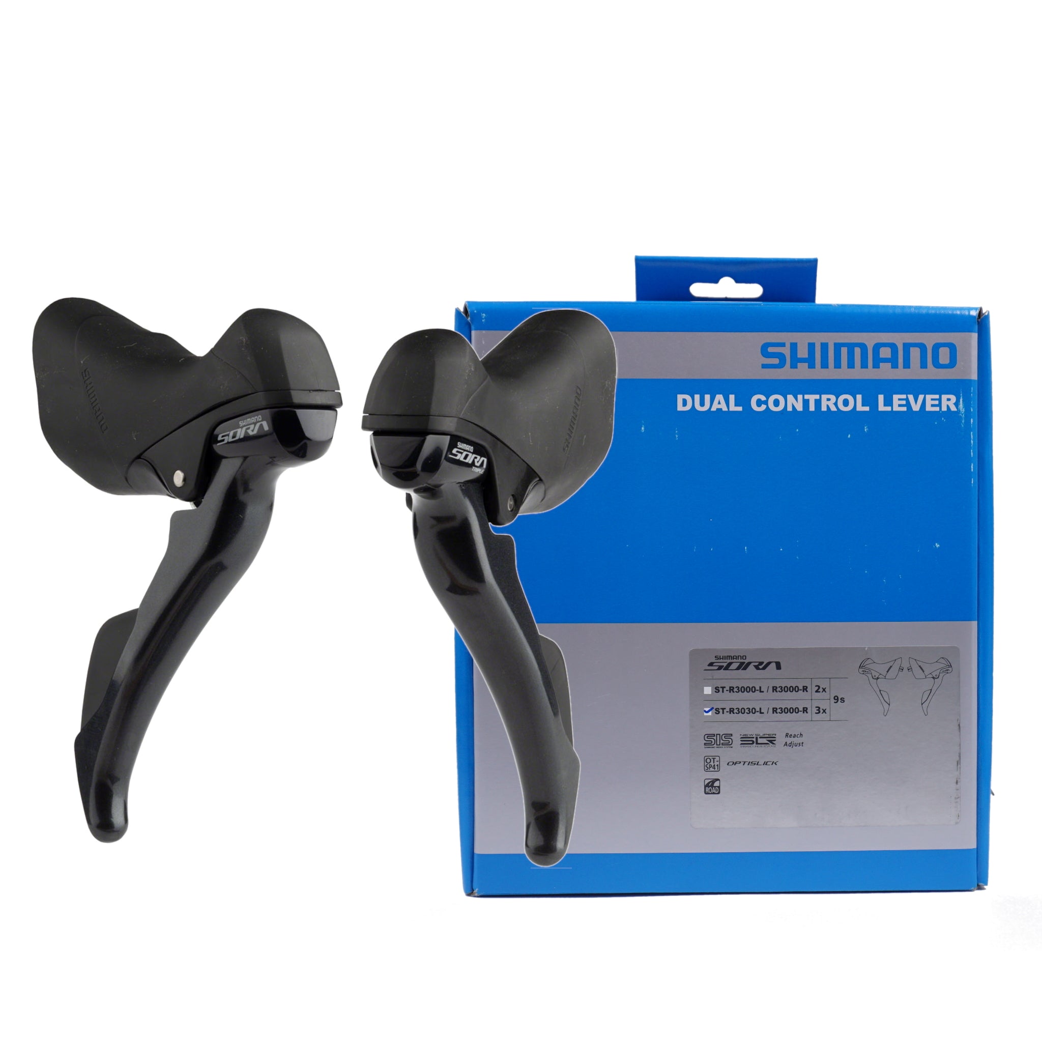 Shimano Sora R3030 3x9-Speed Brake/Shift Lever Set - The Bikesmiths